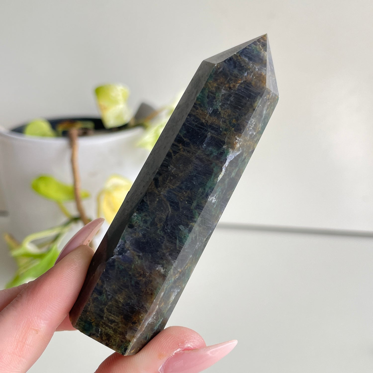 Iolite With Blue Apatite Generator Medium