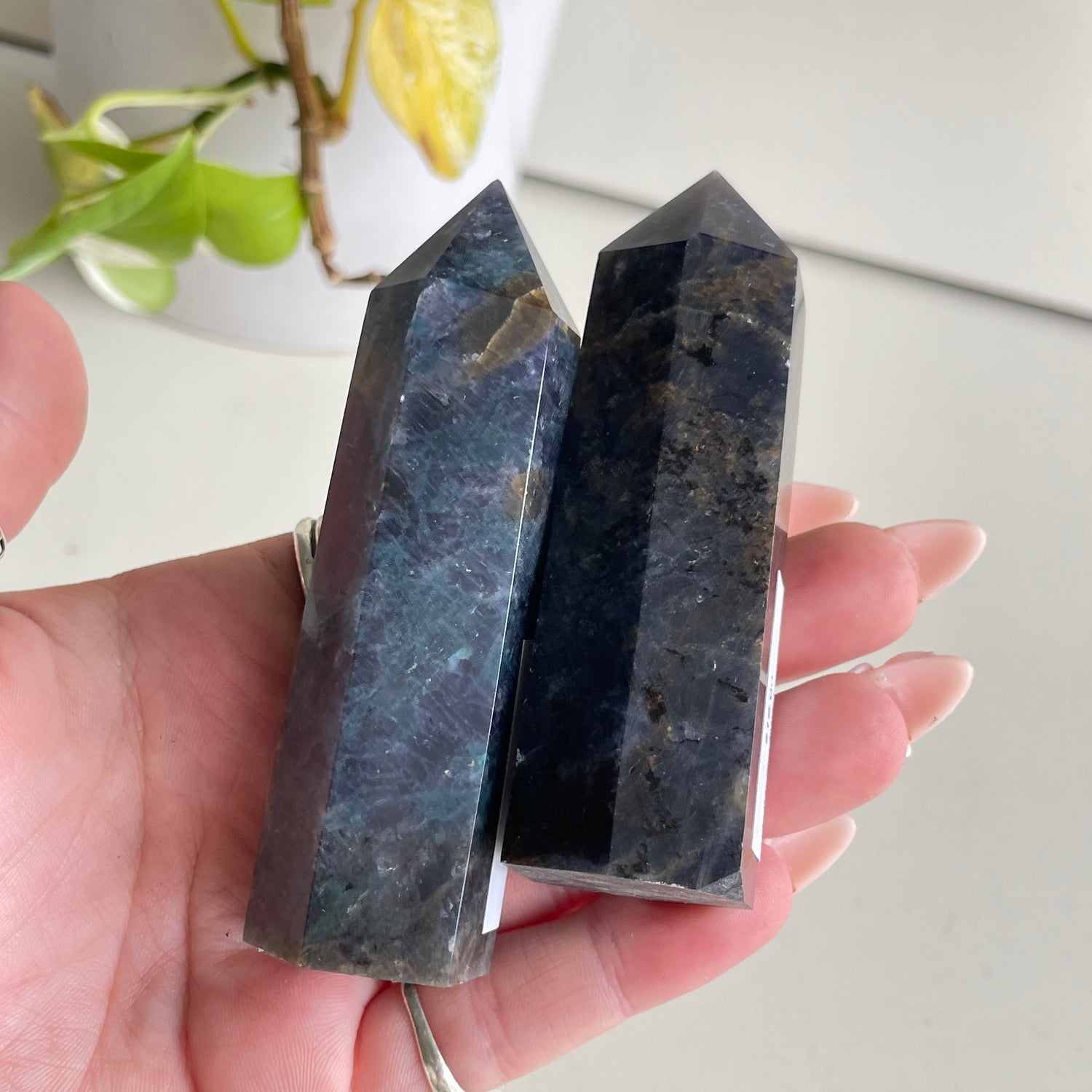 Iolite With Blue Apatite Generator Large