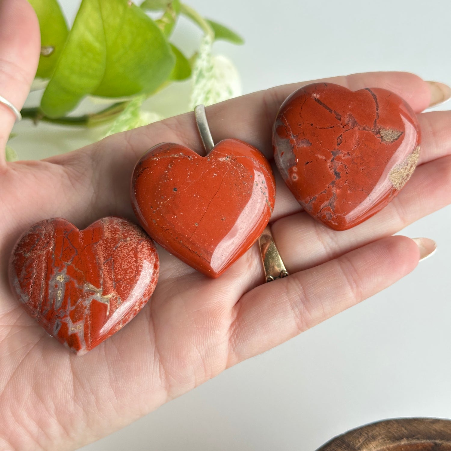 Red Jasper Heart 4cm