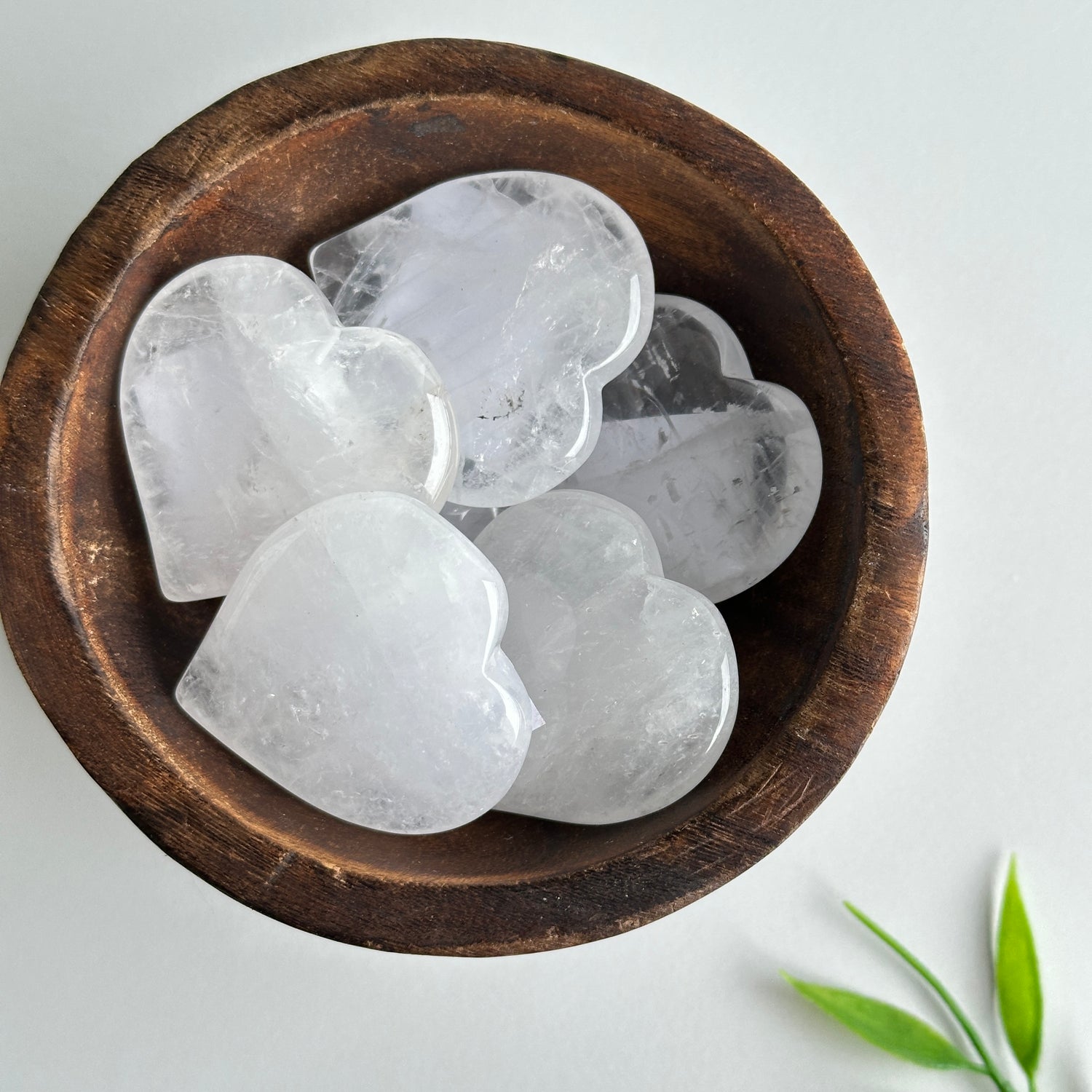 Clear Quartz Heart 4cm