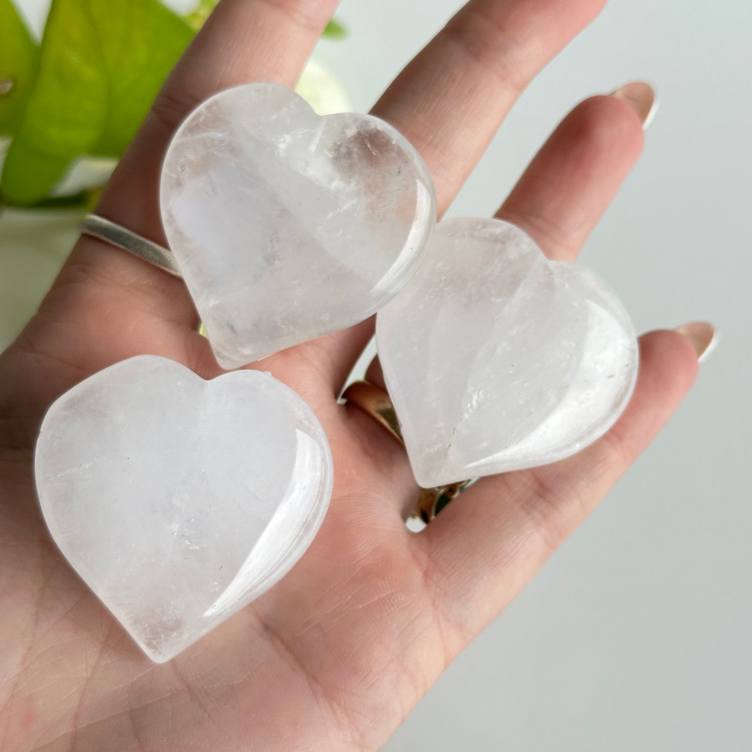 Clear Quartz Heart 4cm