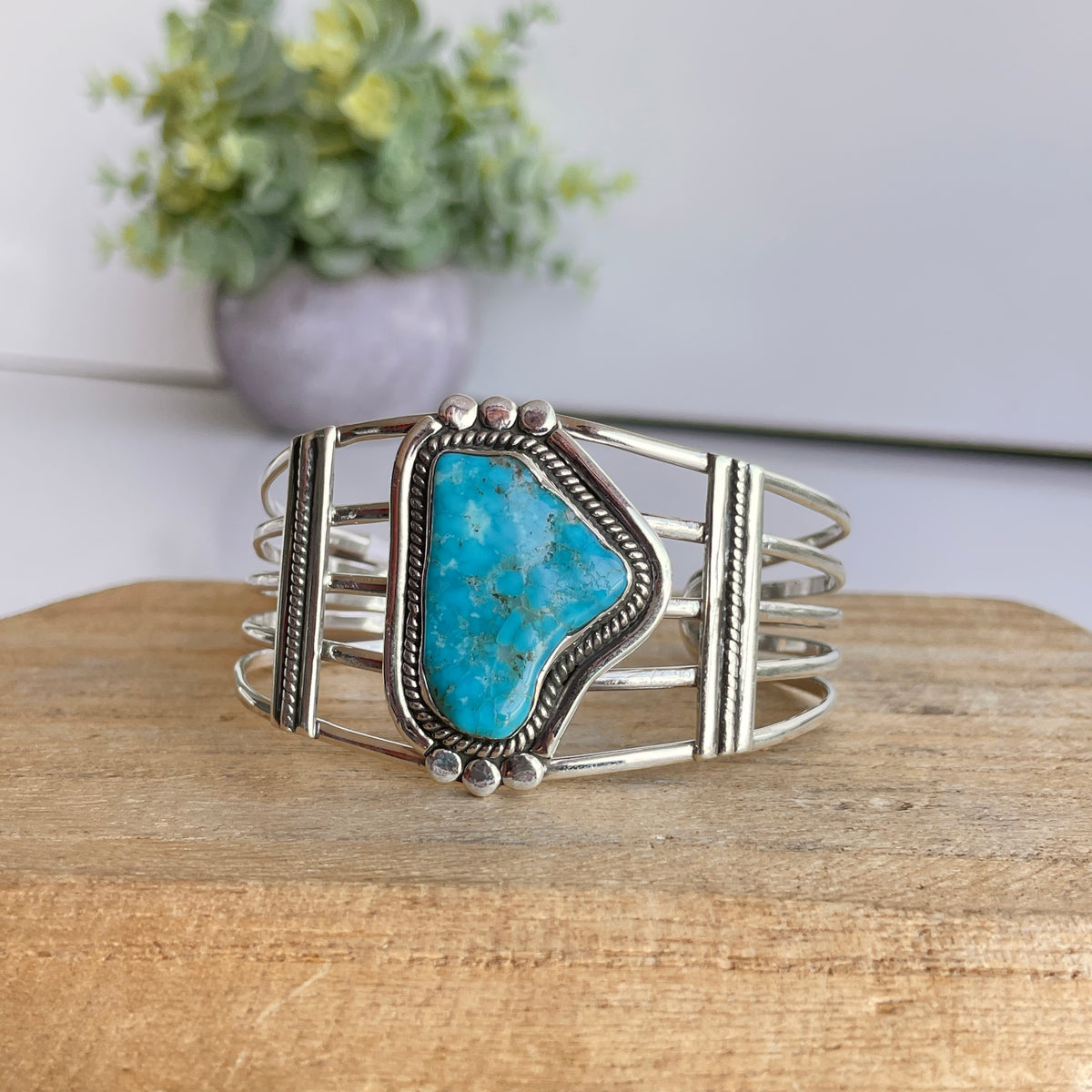 Kingman Turquoise Cuff Bracelet