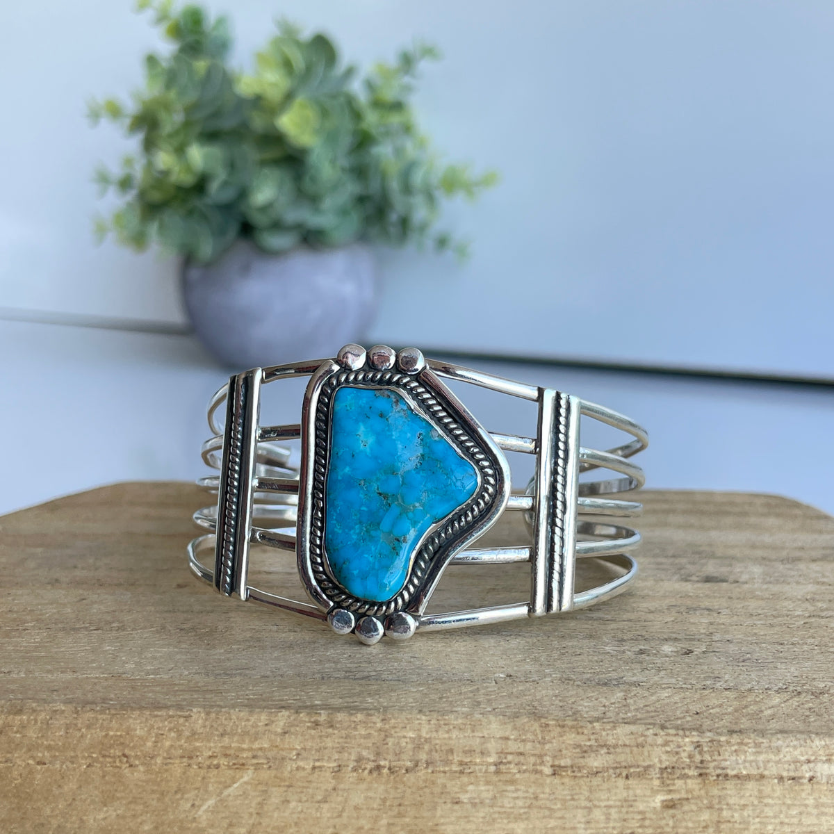 Kingman Turquoise Cuff Bracelet