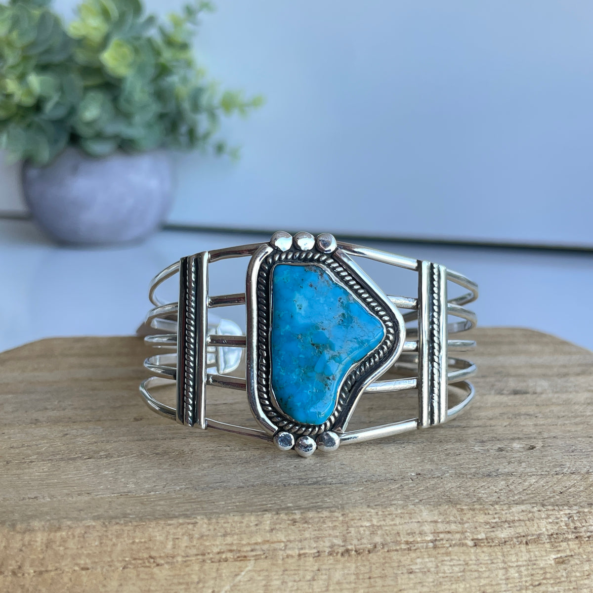 Kingman Turquoise Cuff Bracelet