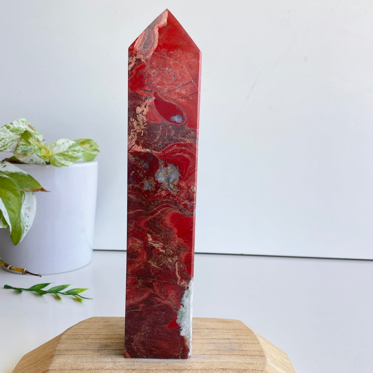 Red Jasper Obelisk 24.2cm