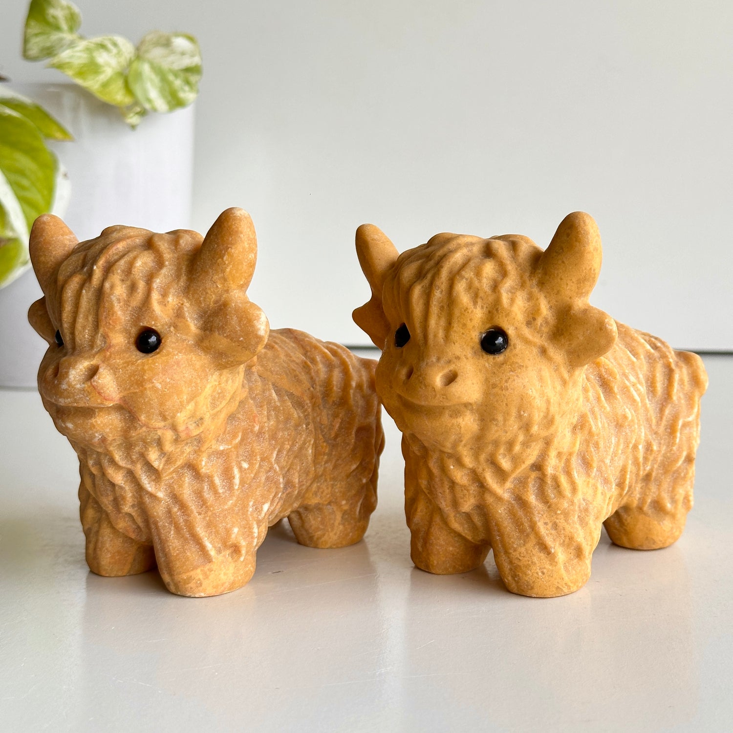 Orange Aventurine Highland Cow