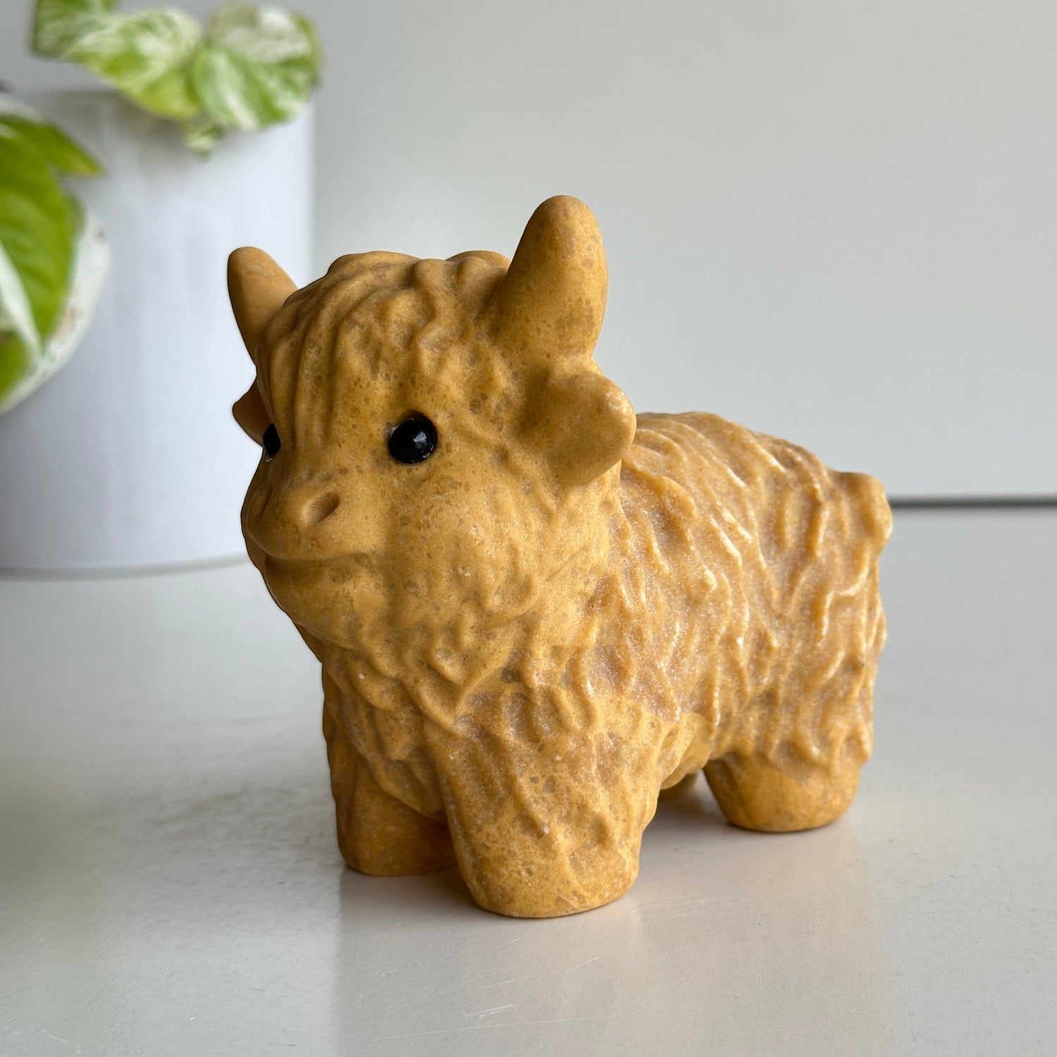 Orange Aventurine Highland Cow
