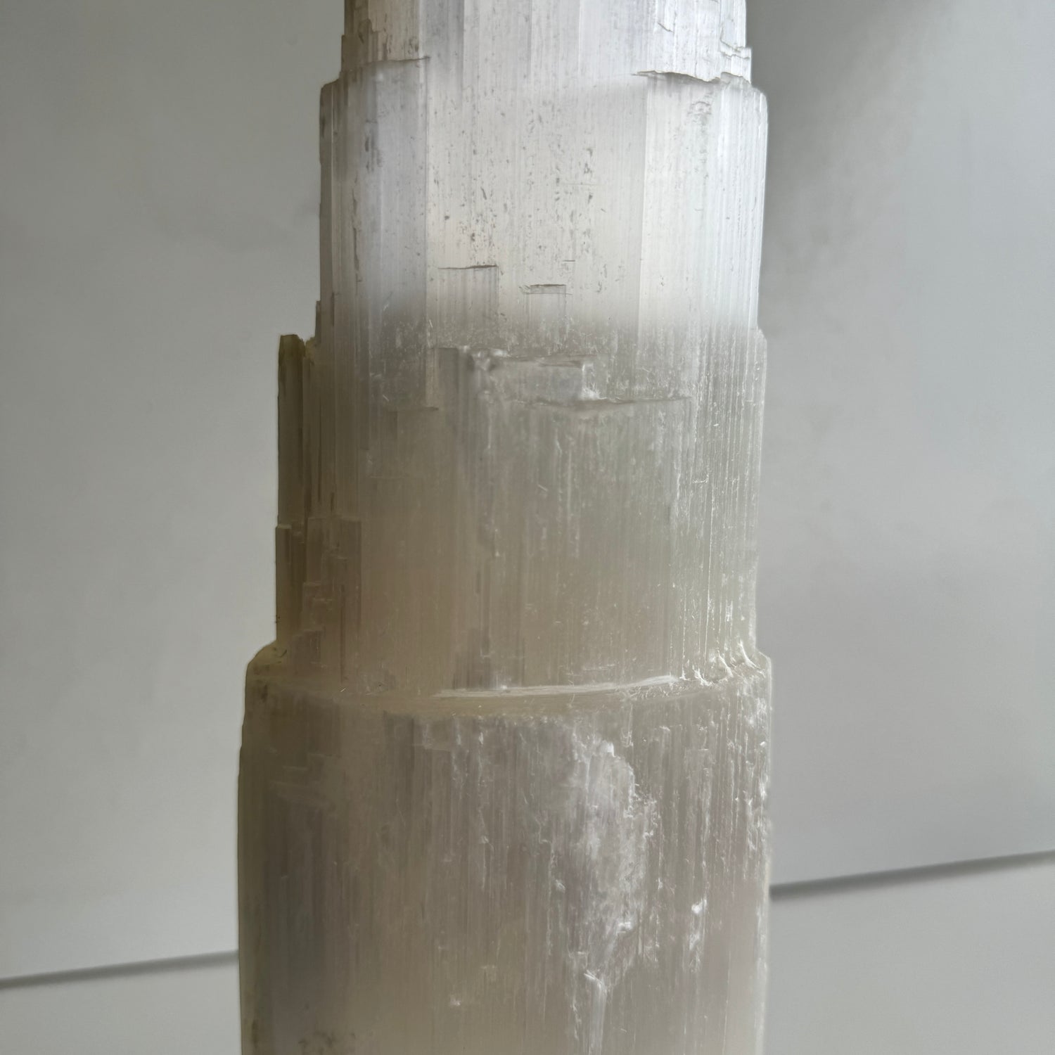 Selenite Lamp Large