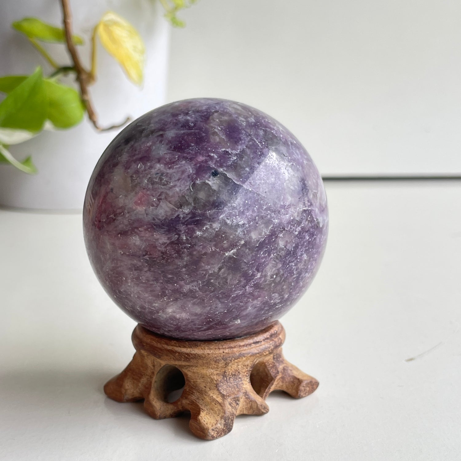 Lepidolite Sphere 6.7cm