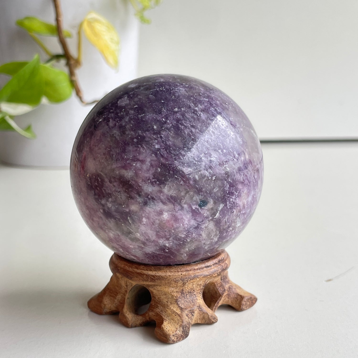 Lepidolite Sphere 6.7cm