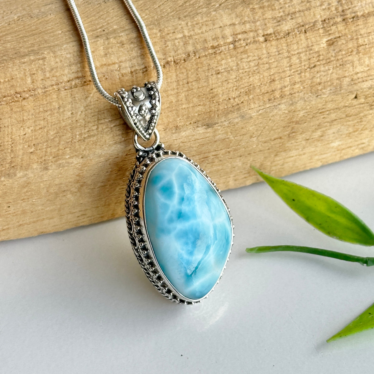 Larimar Pendant