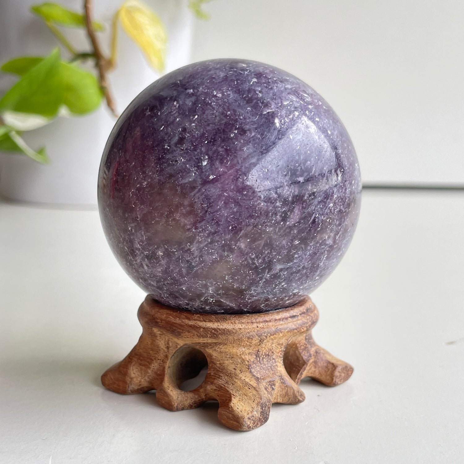 Lepidolite Sphere 6.1cm