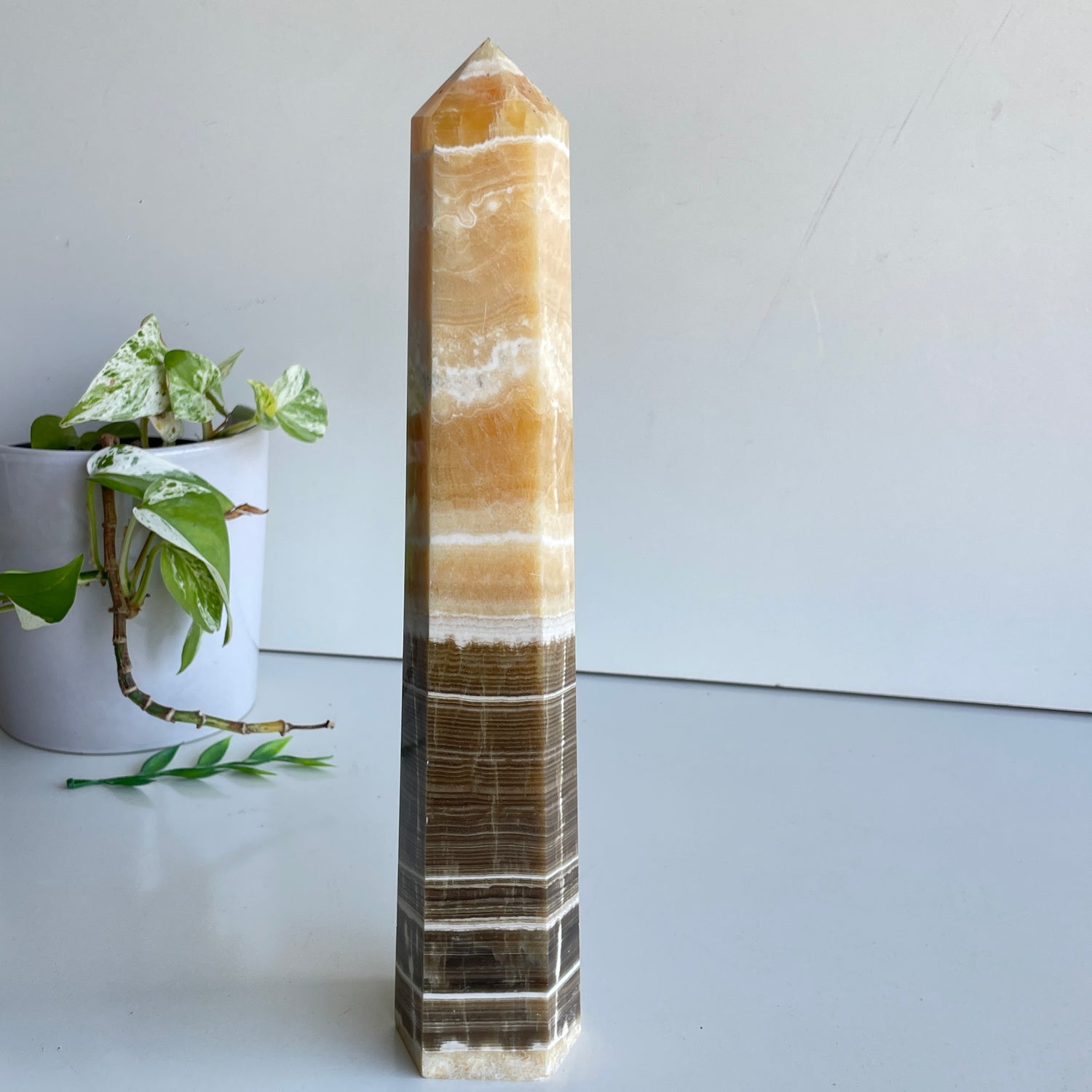 Orange Calcite Generator 30.3cm