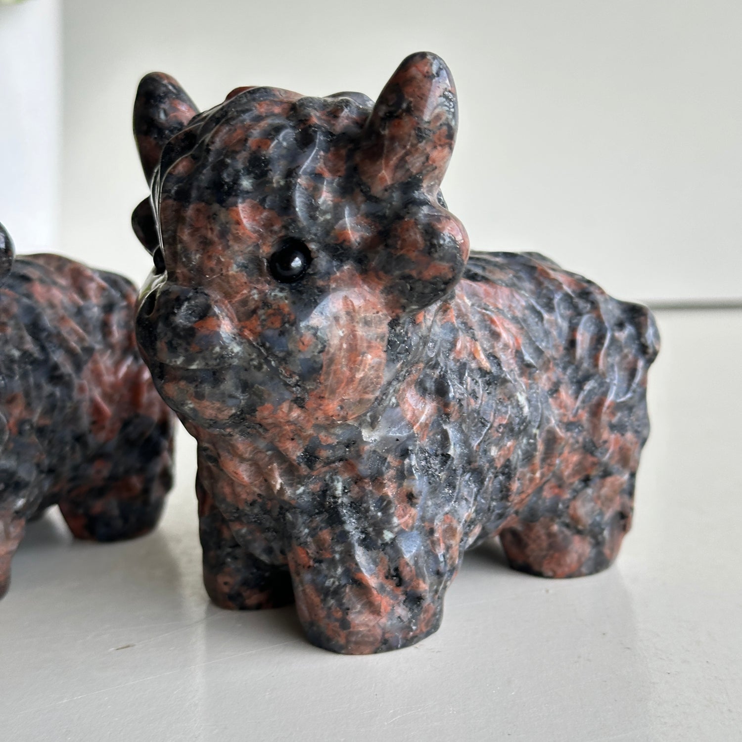 Feldspar & Garnet Highland Cow