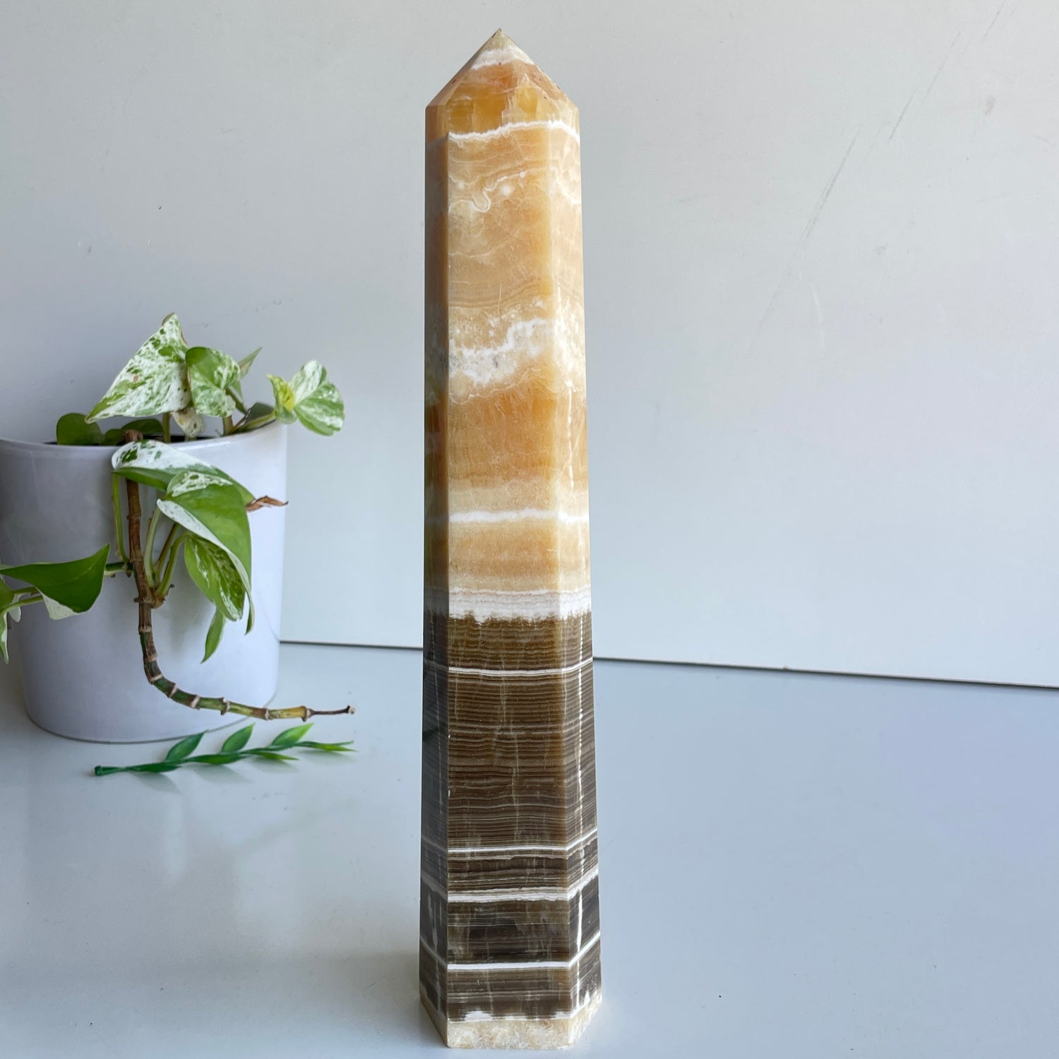 Orange Calcite Generator 30.3cm