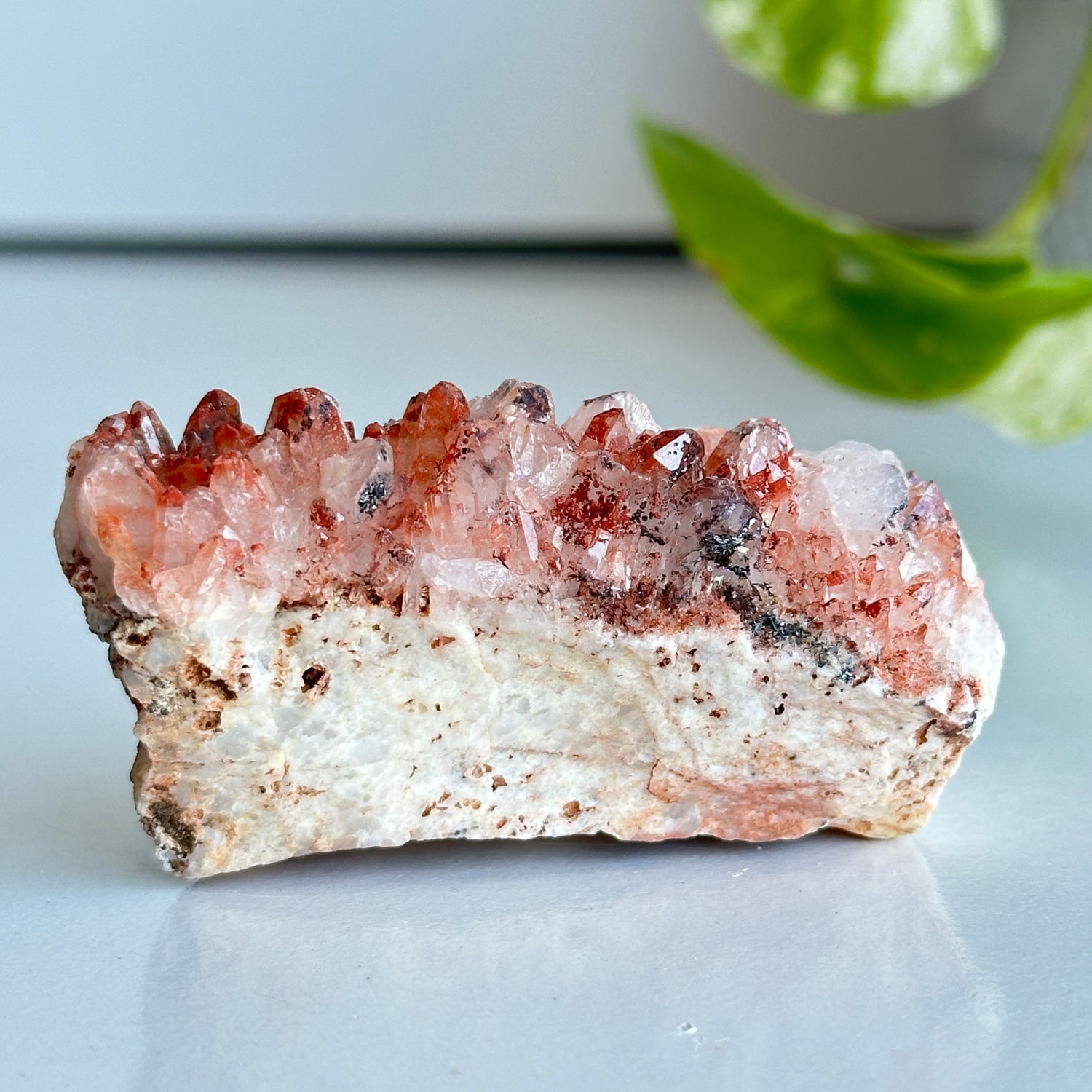 Brazilian Red Dragon Lemurian Cluster 74g