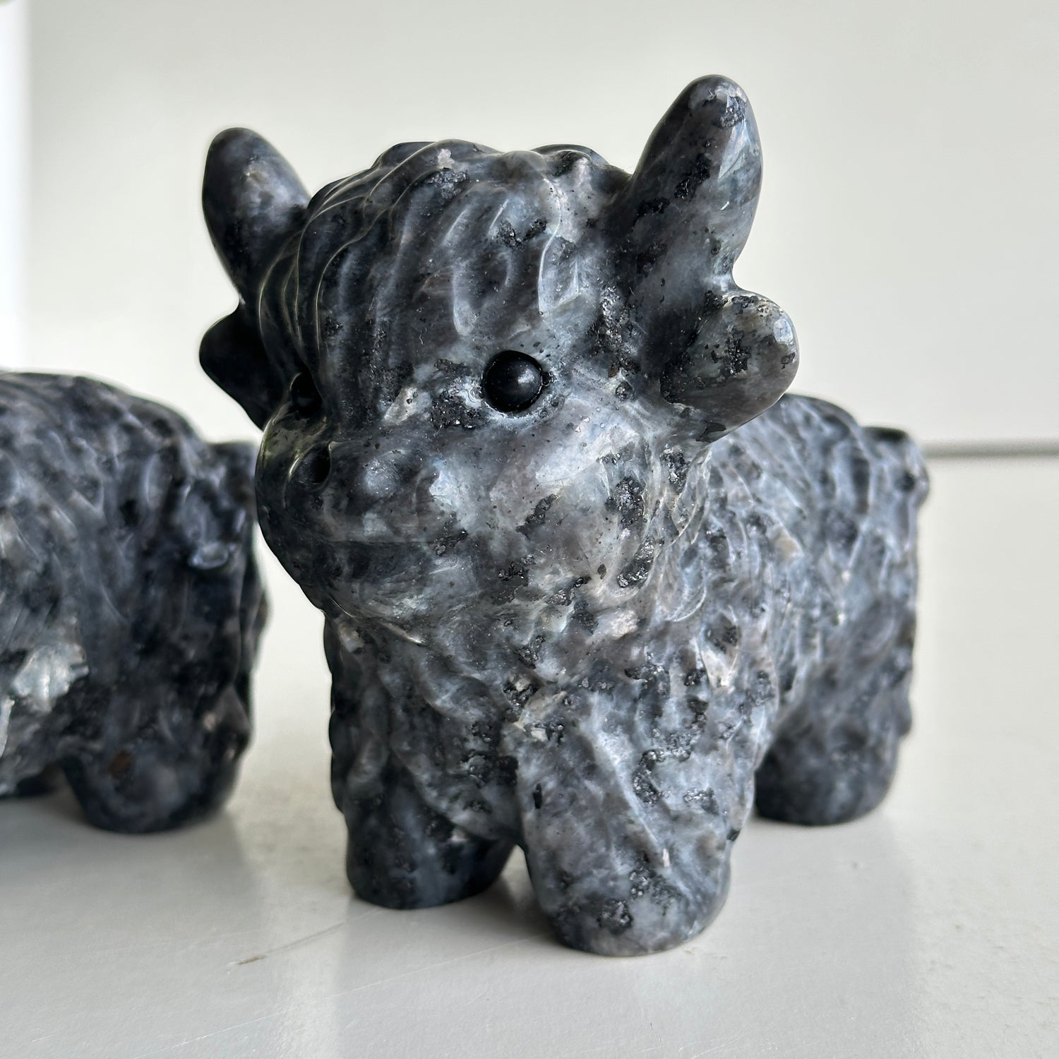 Larvikite Highland Cow