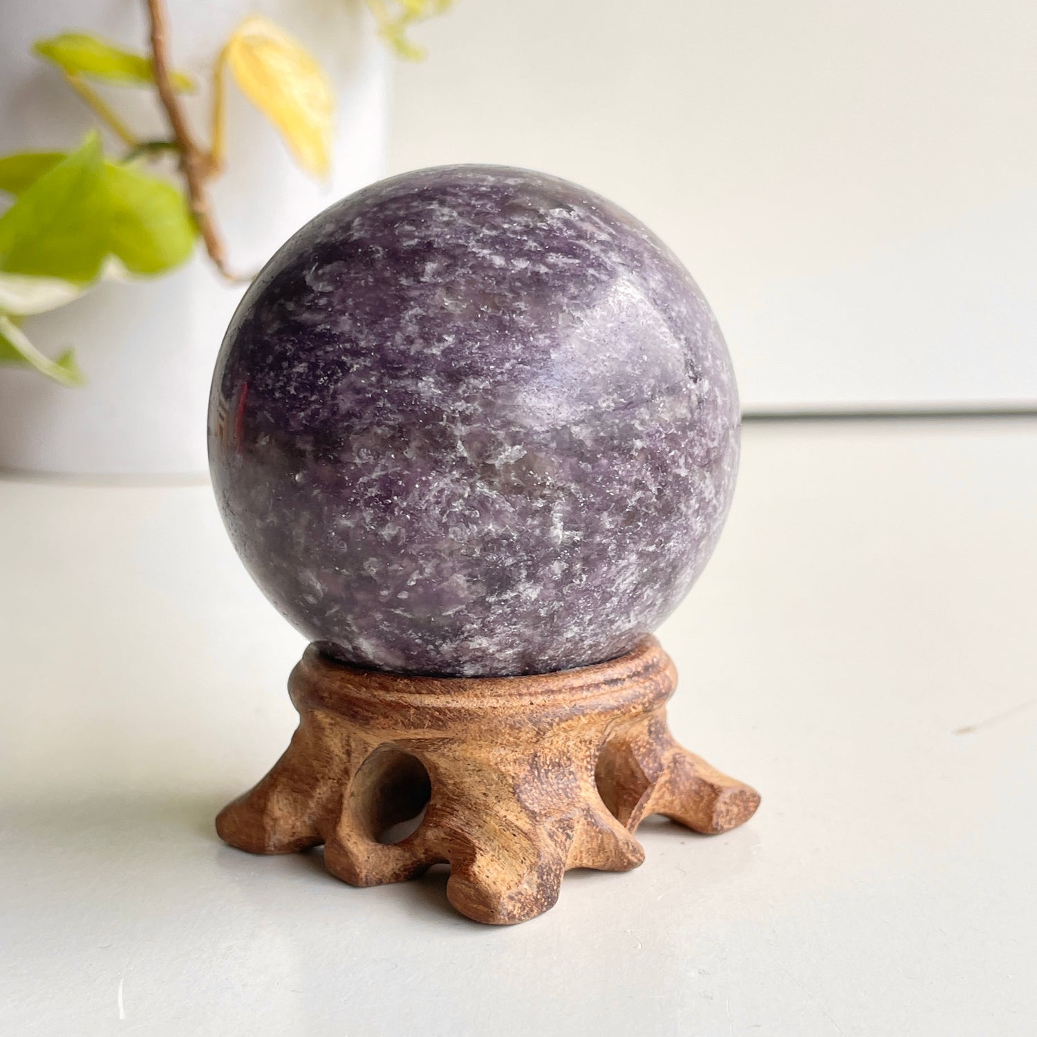 Lepidolite Sphere 5.9cm