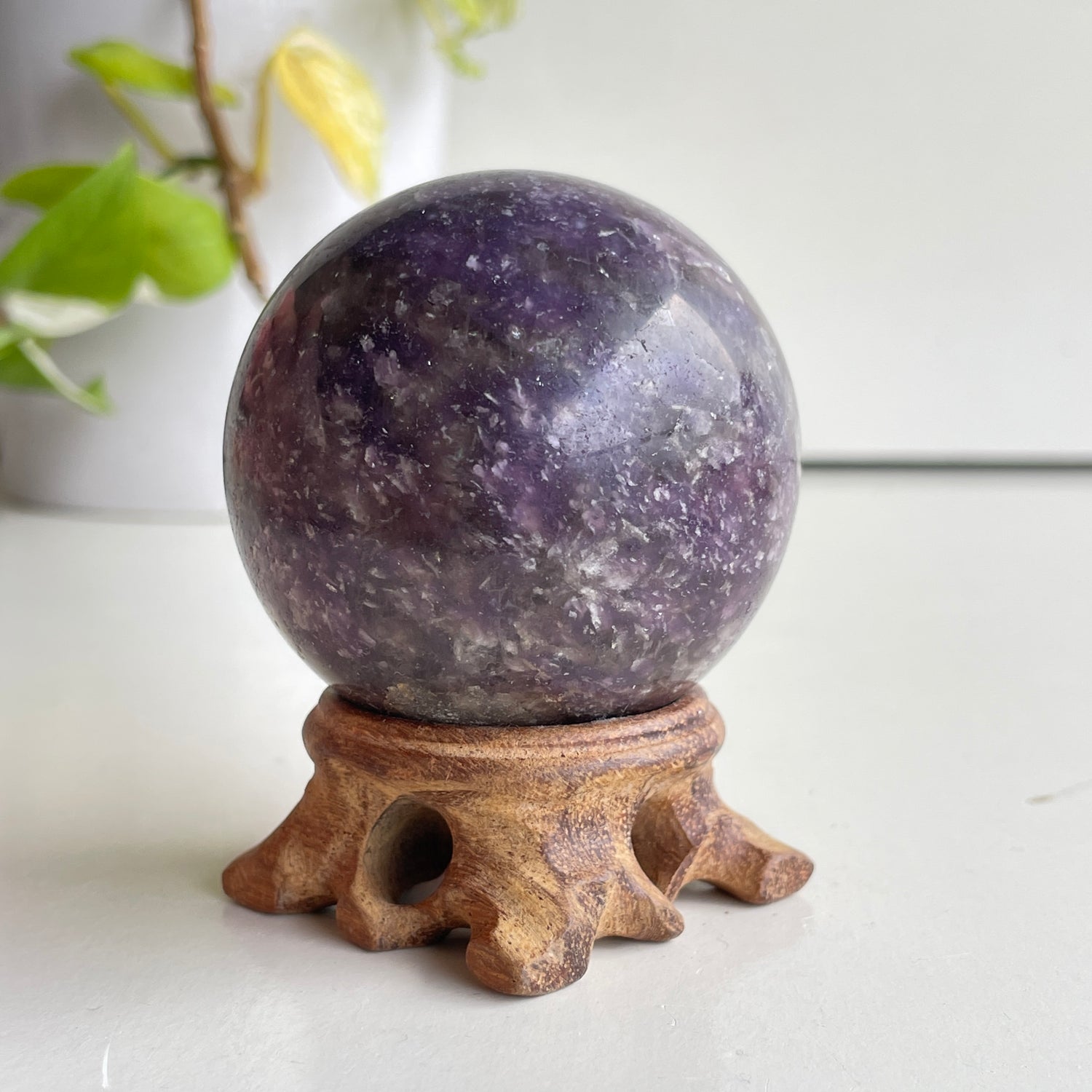 Lepidolite Sphere 5.9cm