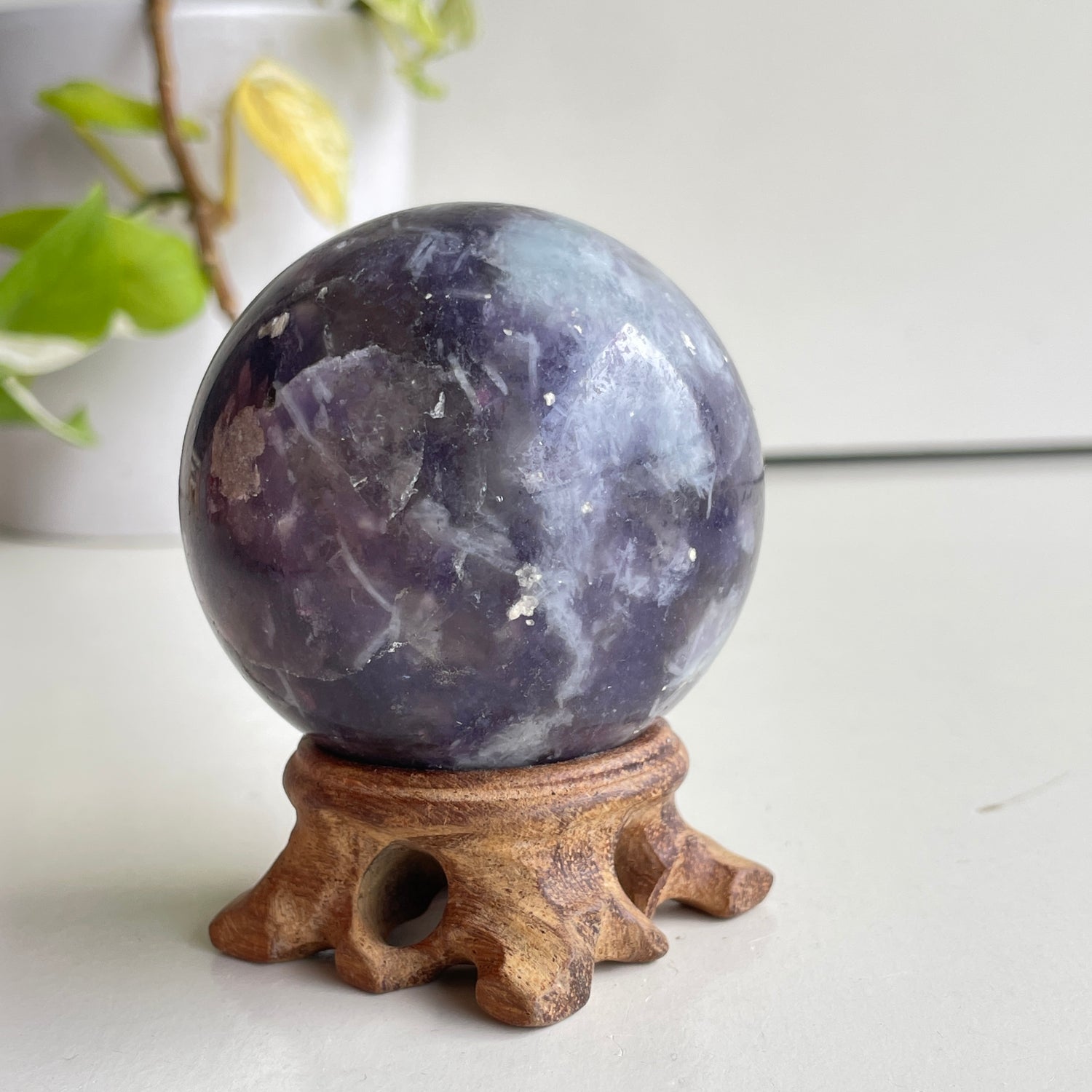 Lepidolite Sphere 6.1cm