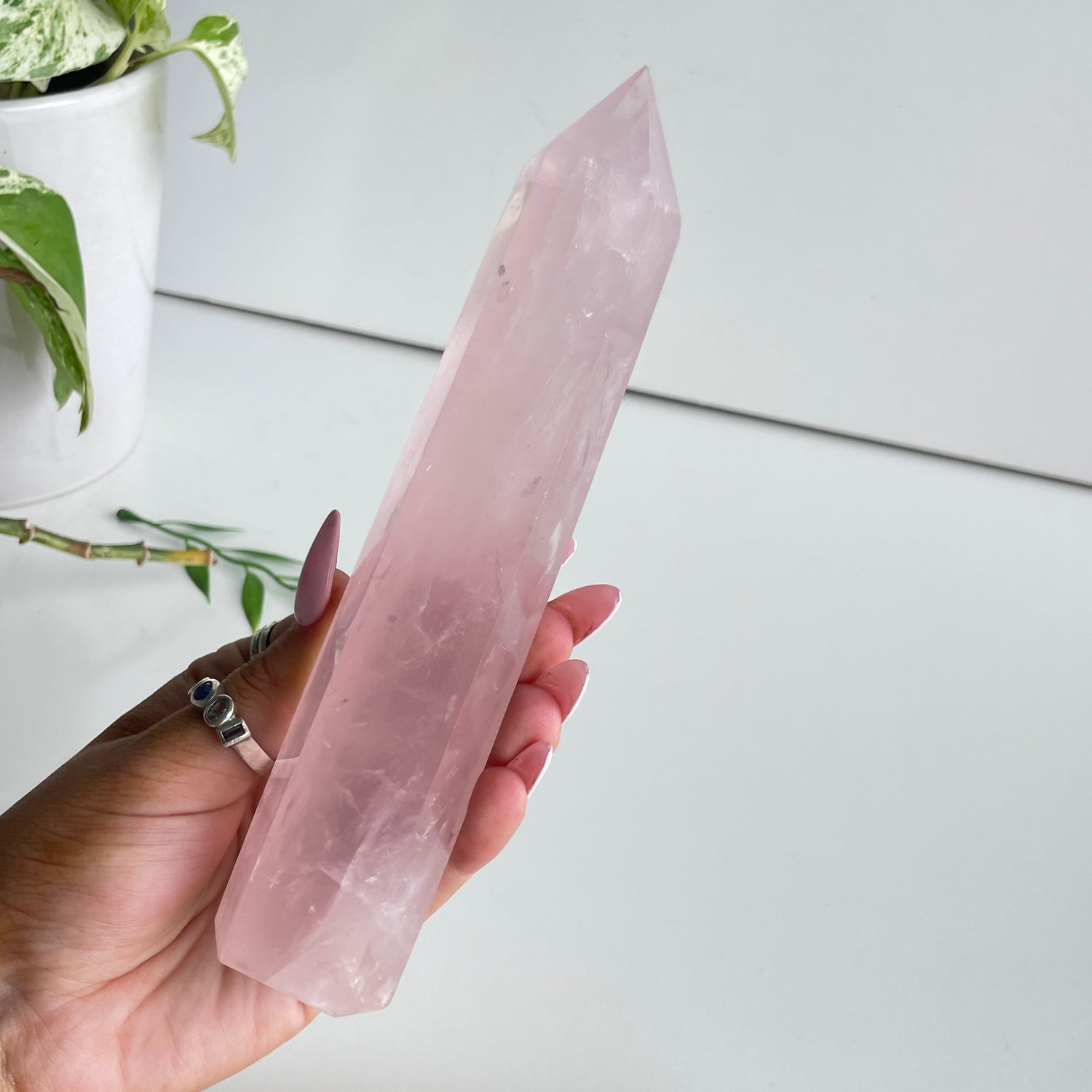 Rose Quartz Generator 17.8cm