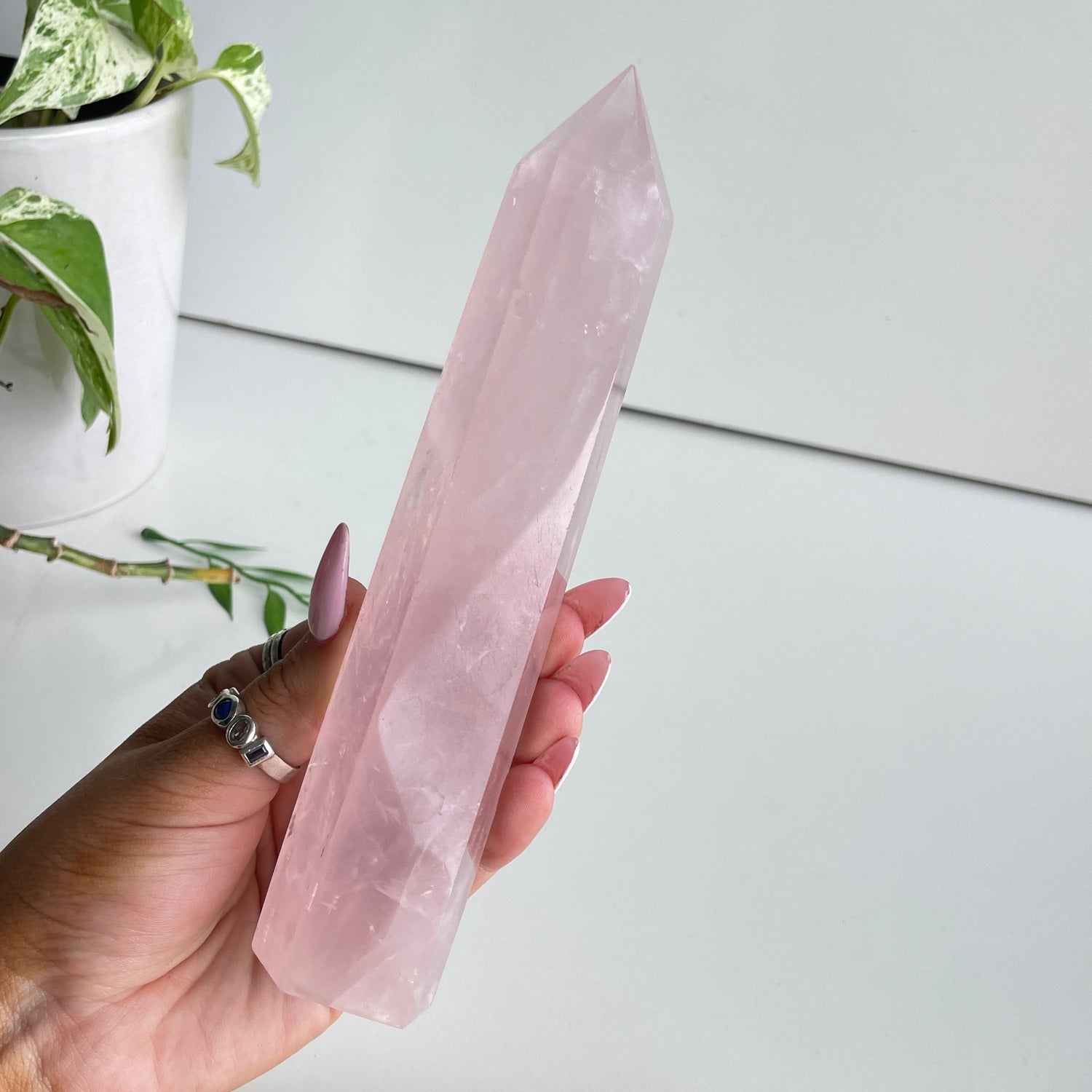 Rose Quartz Generator 17.8cm