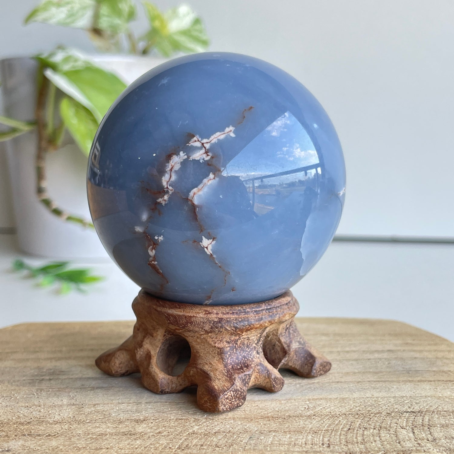 Angelite Sphere 6.6cm