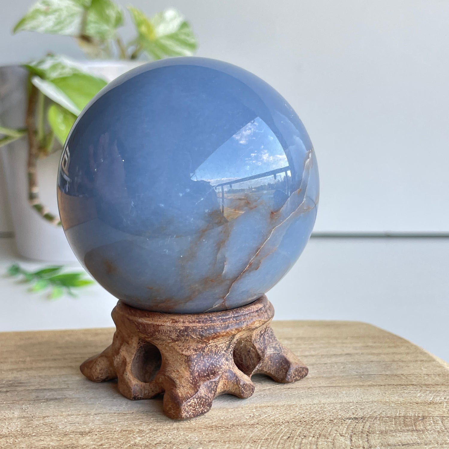 Angelite Sphere 7.2cm