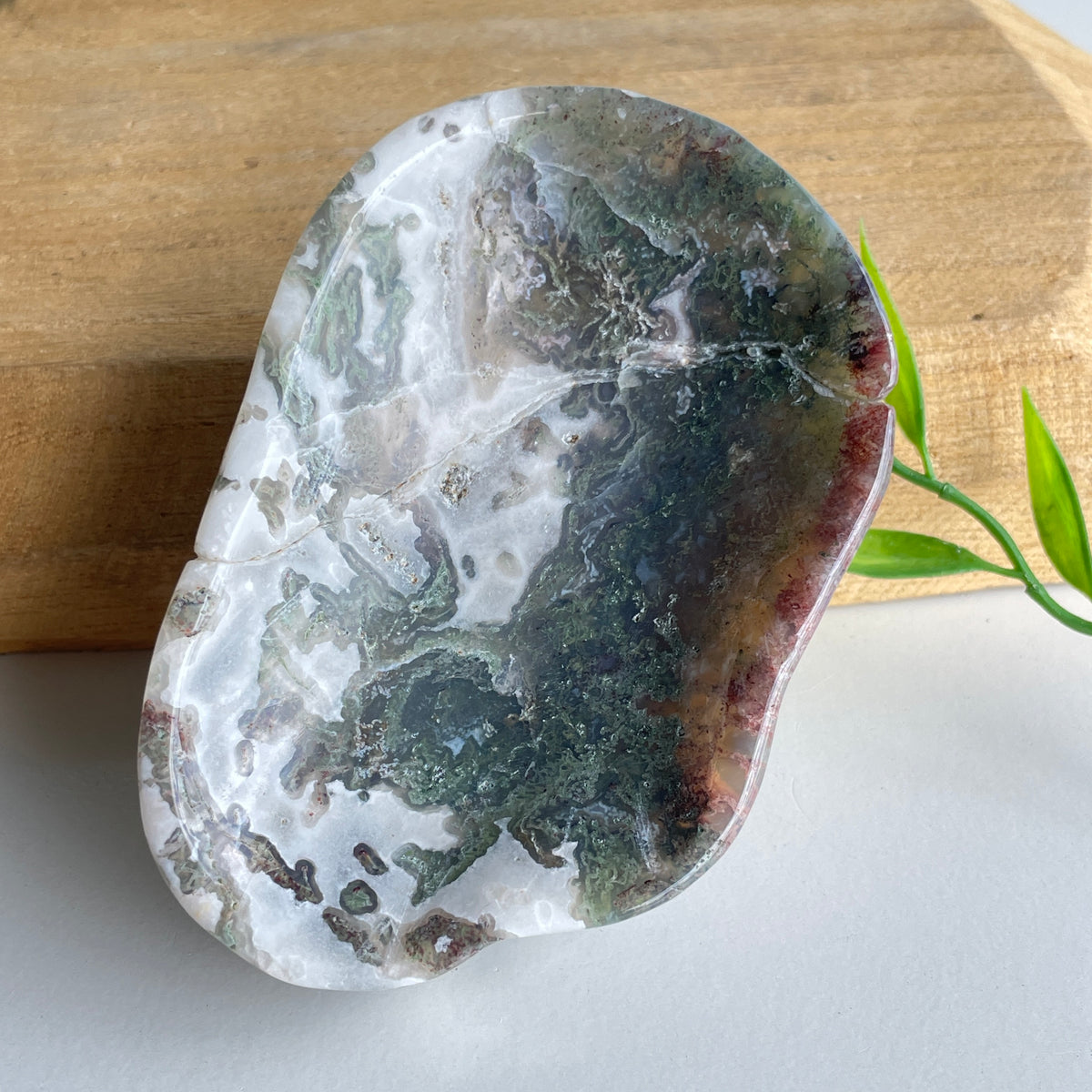 Moss Agate Bowl 144g