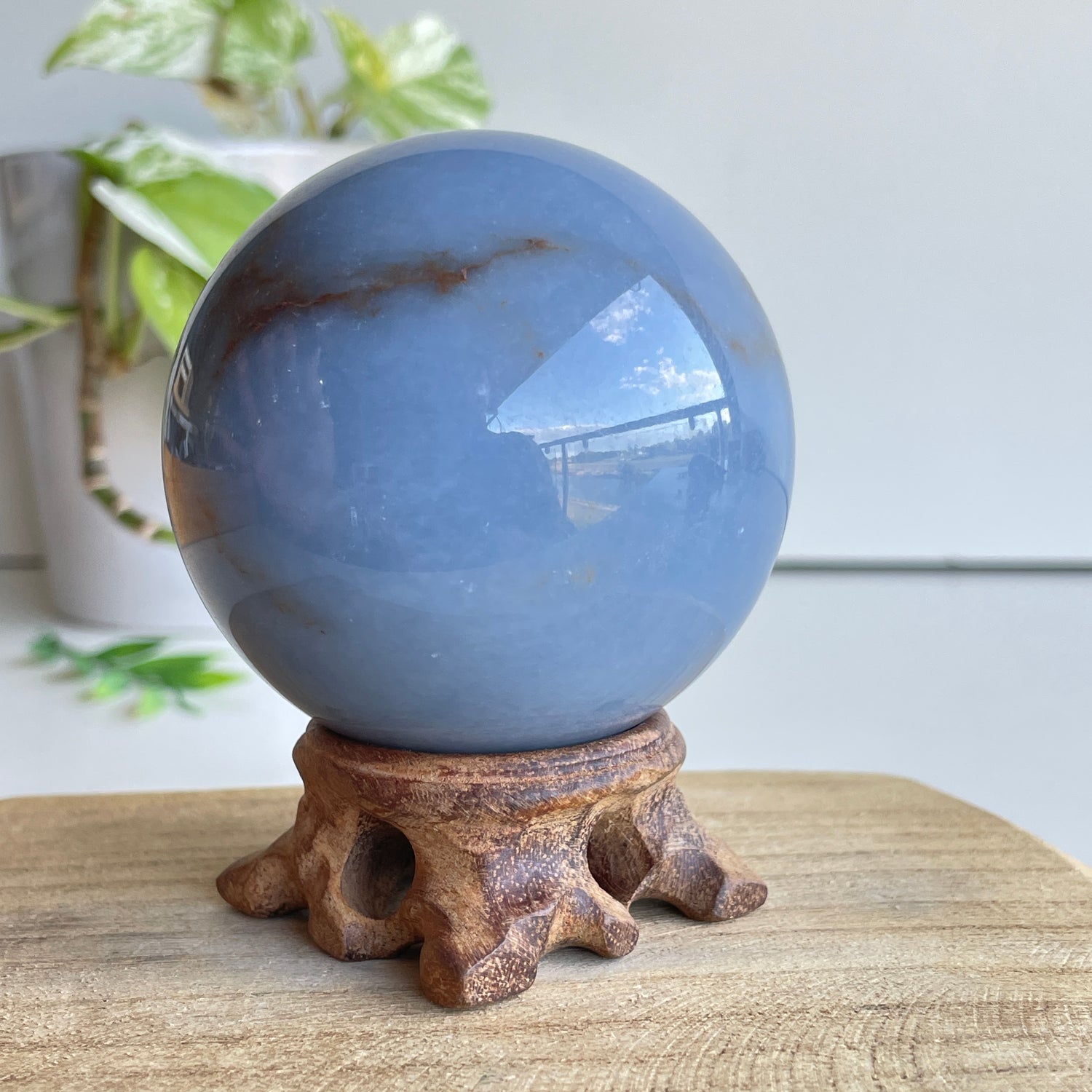 Angelite Sphere 7.2cm