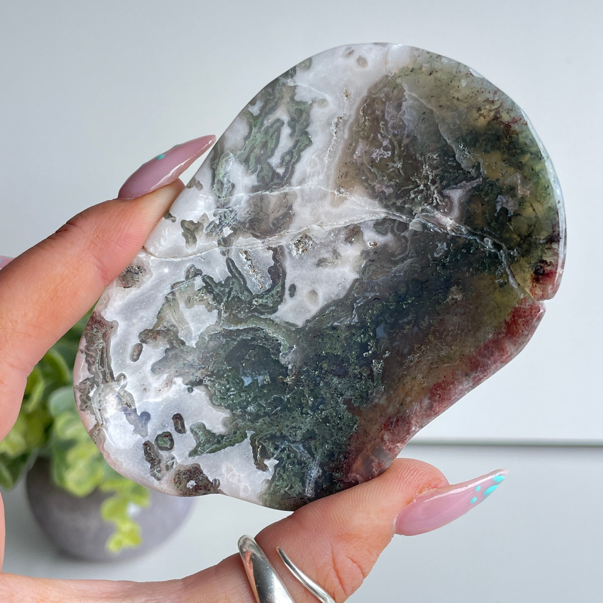 Moss Agate Bowl 144g