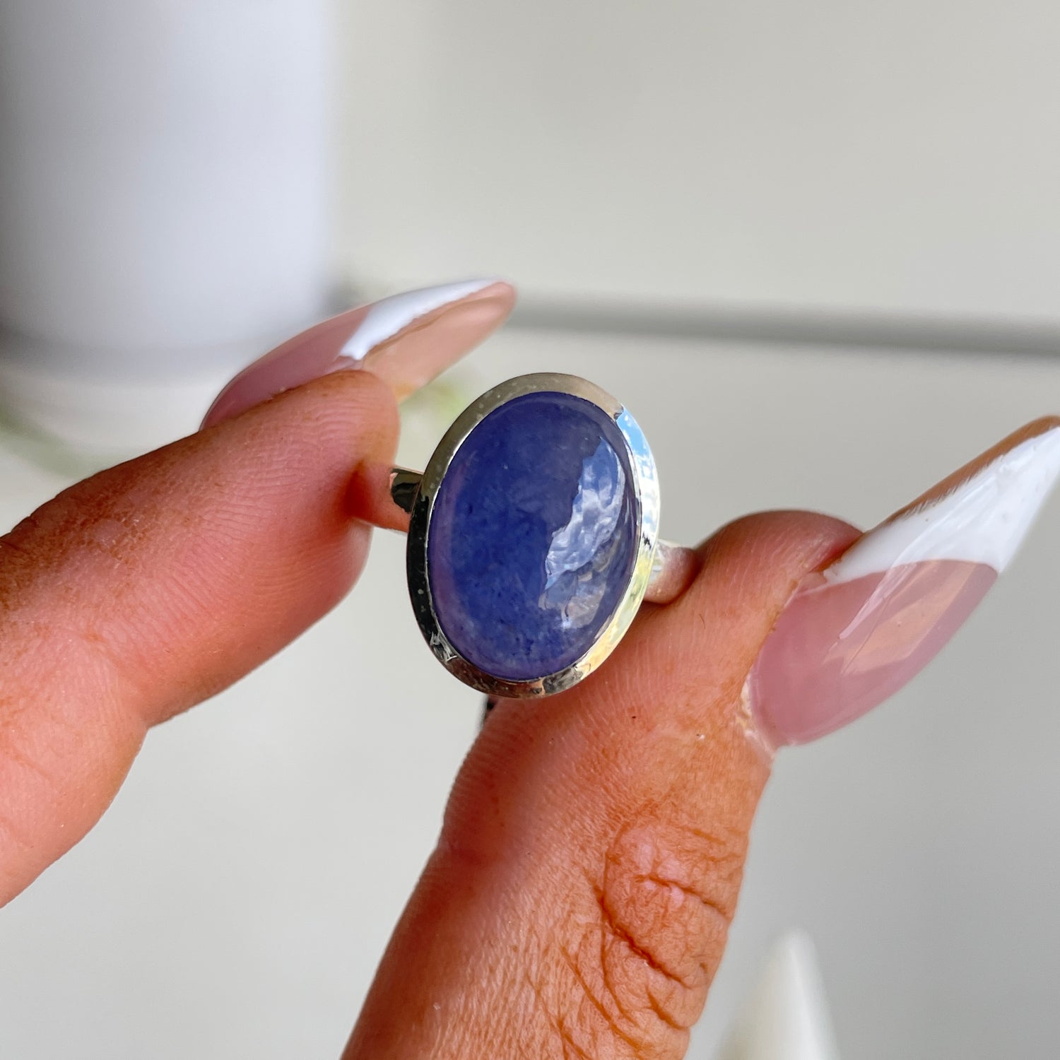 Tanzanite Oval Ring Sz6