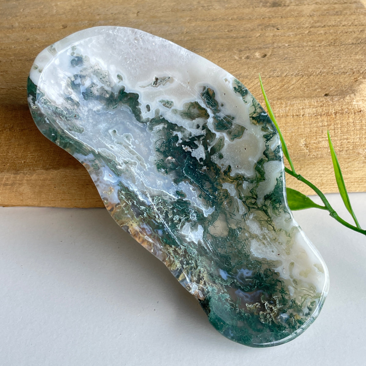 Moss Agate Bowl 78g