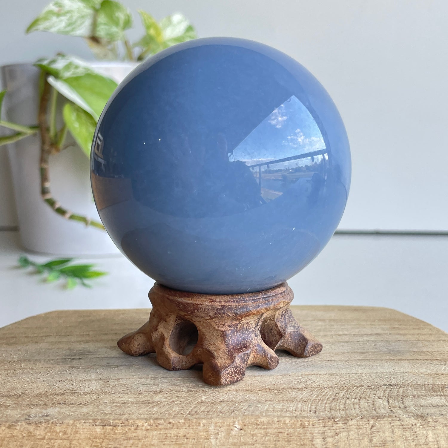 Angelite Sphere 7.5cm