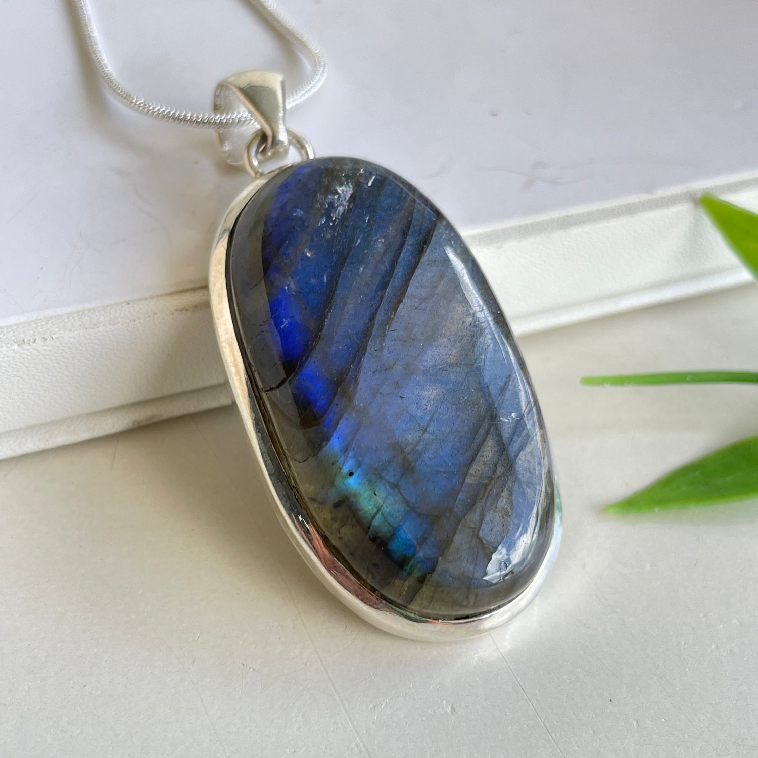 Labradorite Oval Pendant