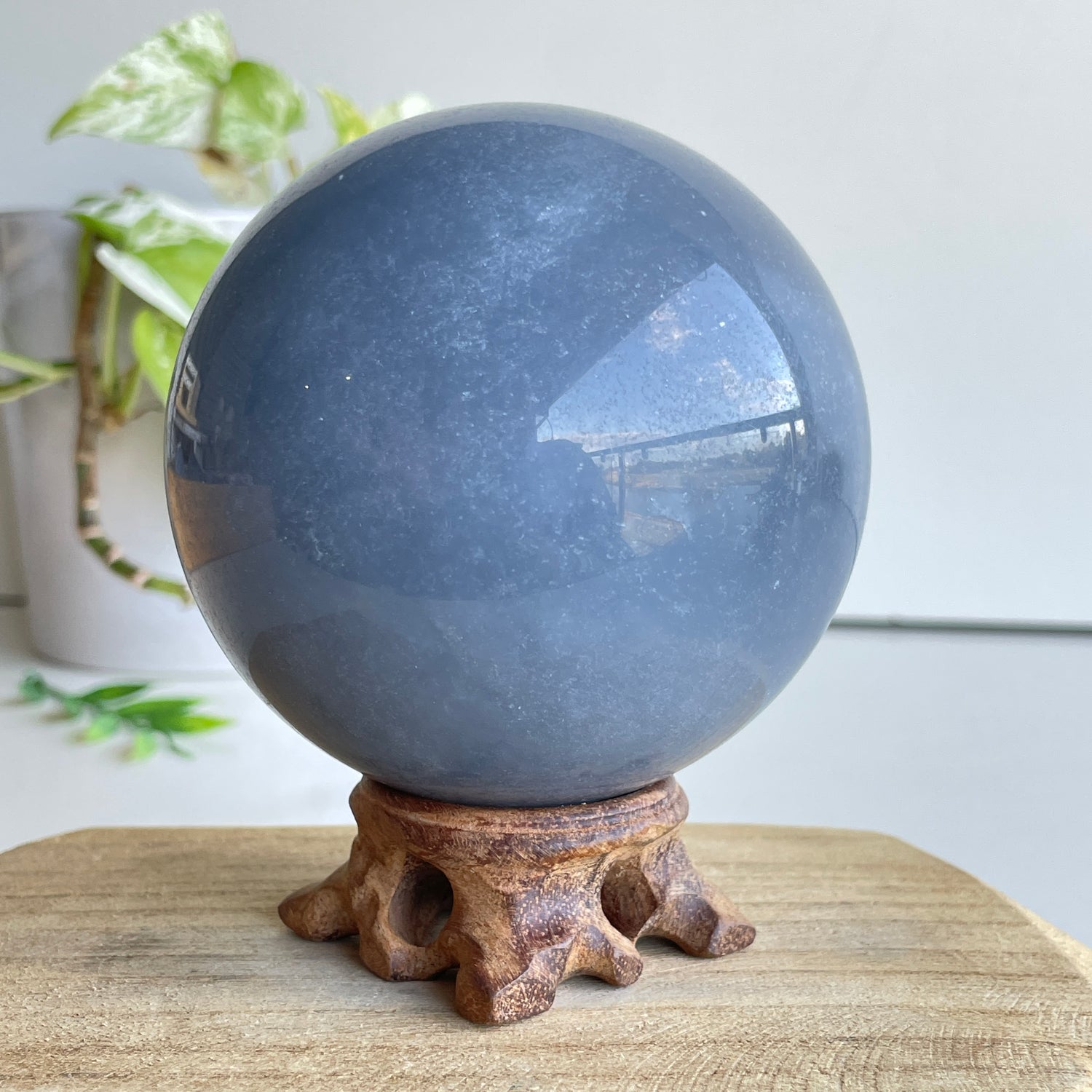 Angelite Sphere 8.7cm