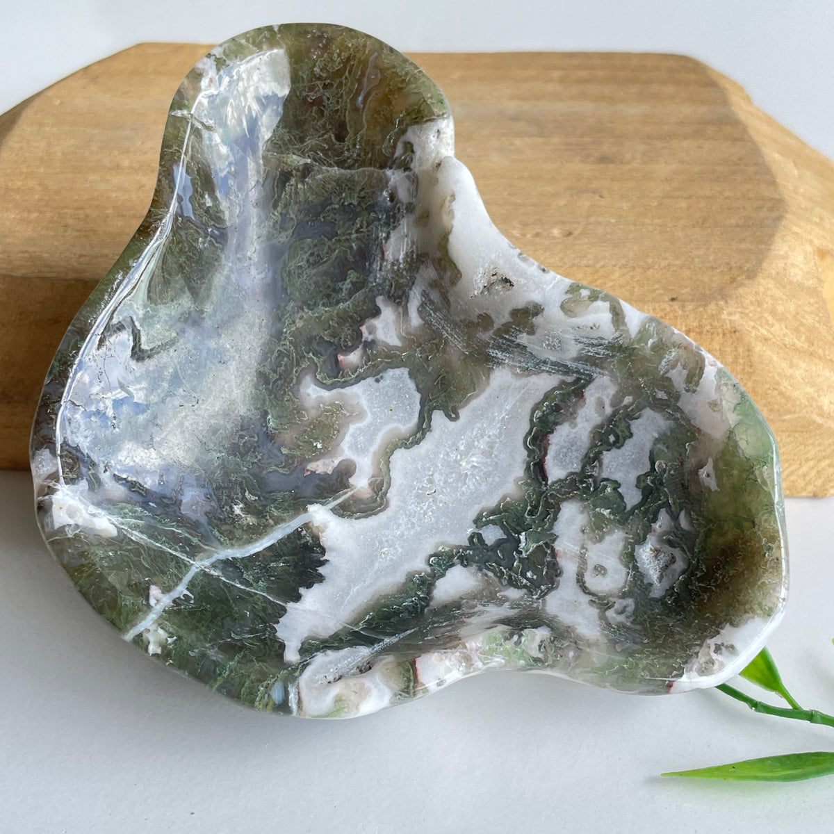 Moss Agate Bowl 272g