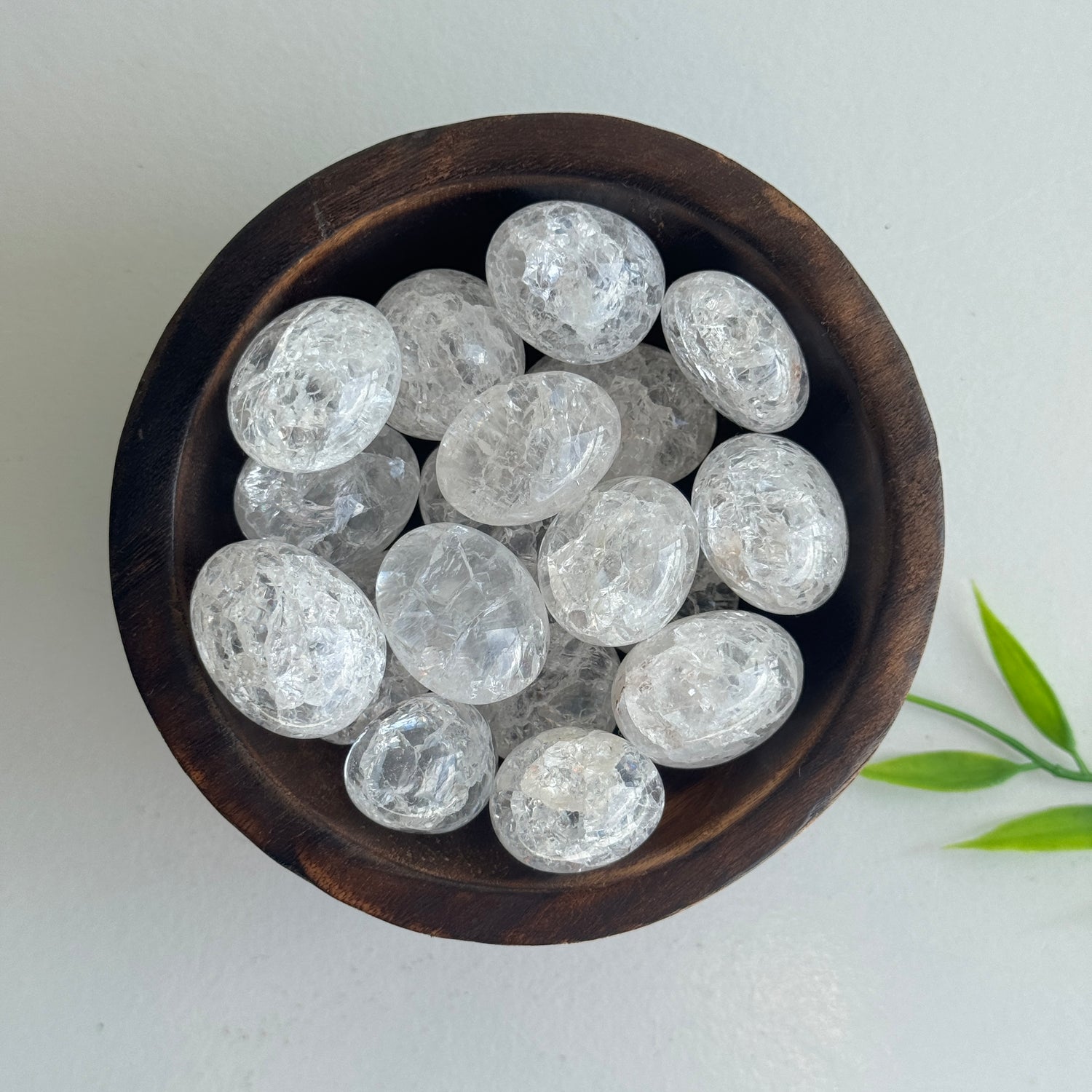 Crackled Quartz Tumbled