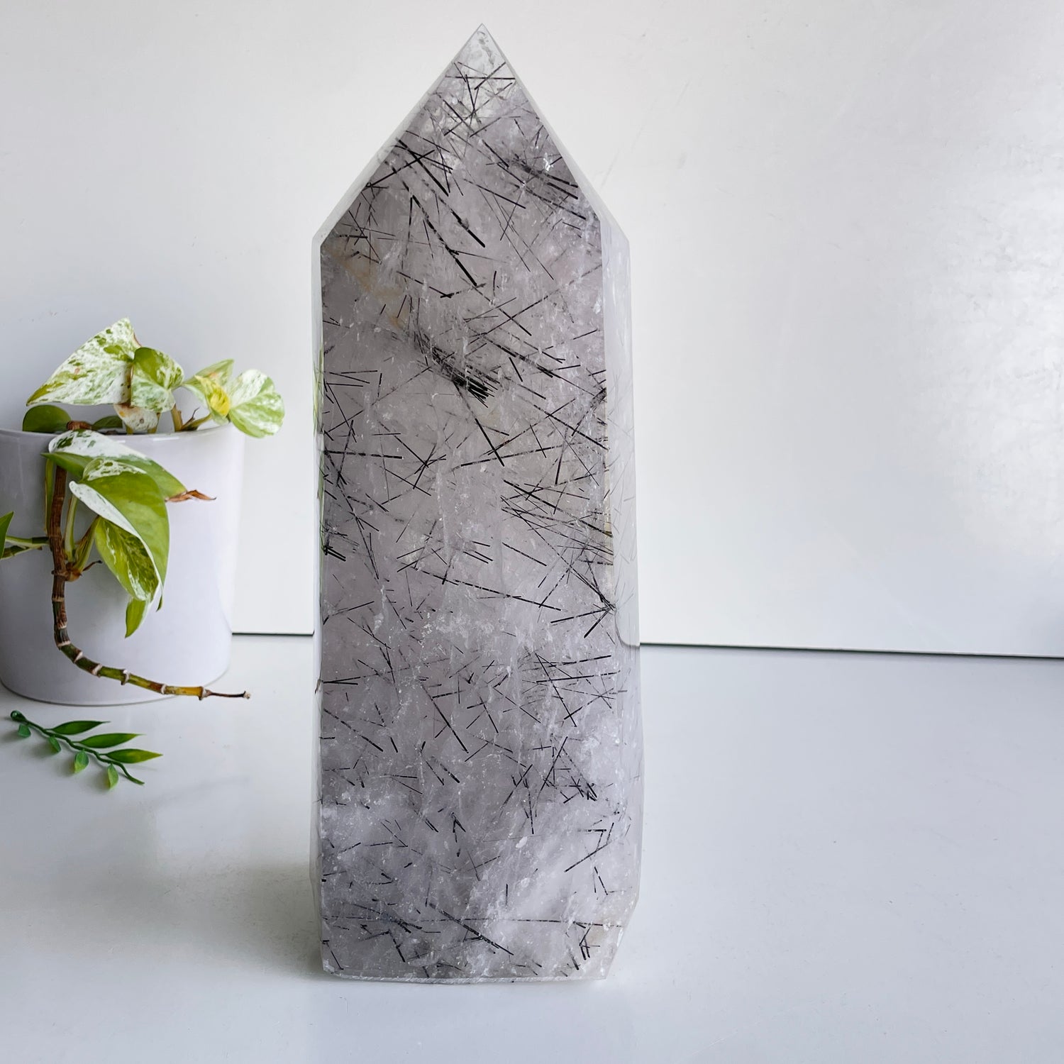 Tourmalinated Quartz Generator 31.5cm - High Quality