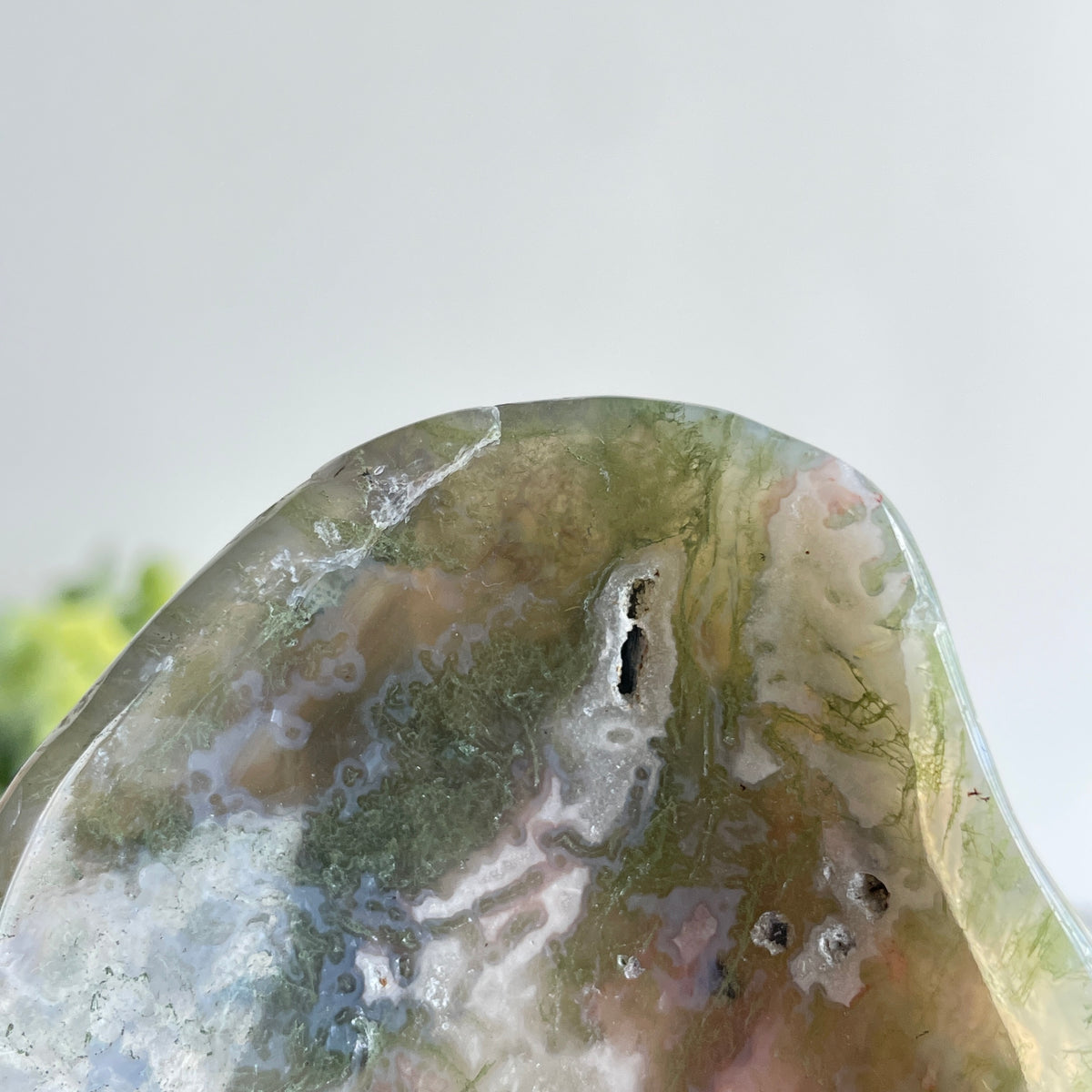 Moss Agate Bowl 128g