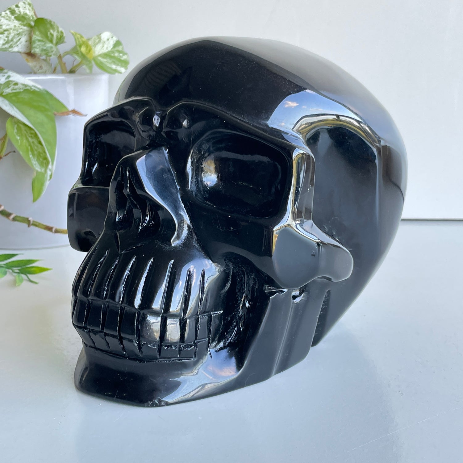 Black Obsidian Skull 22cm