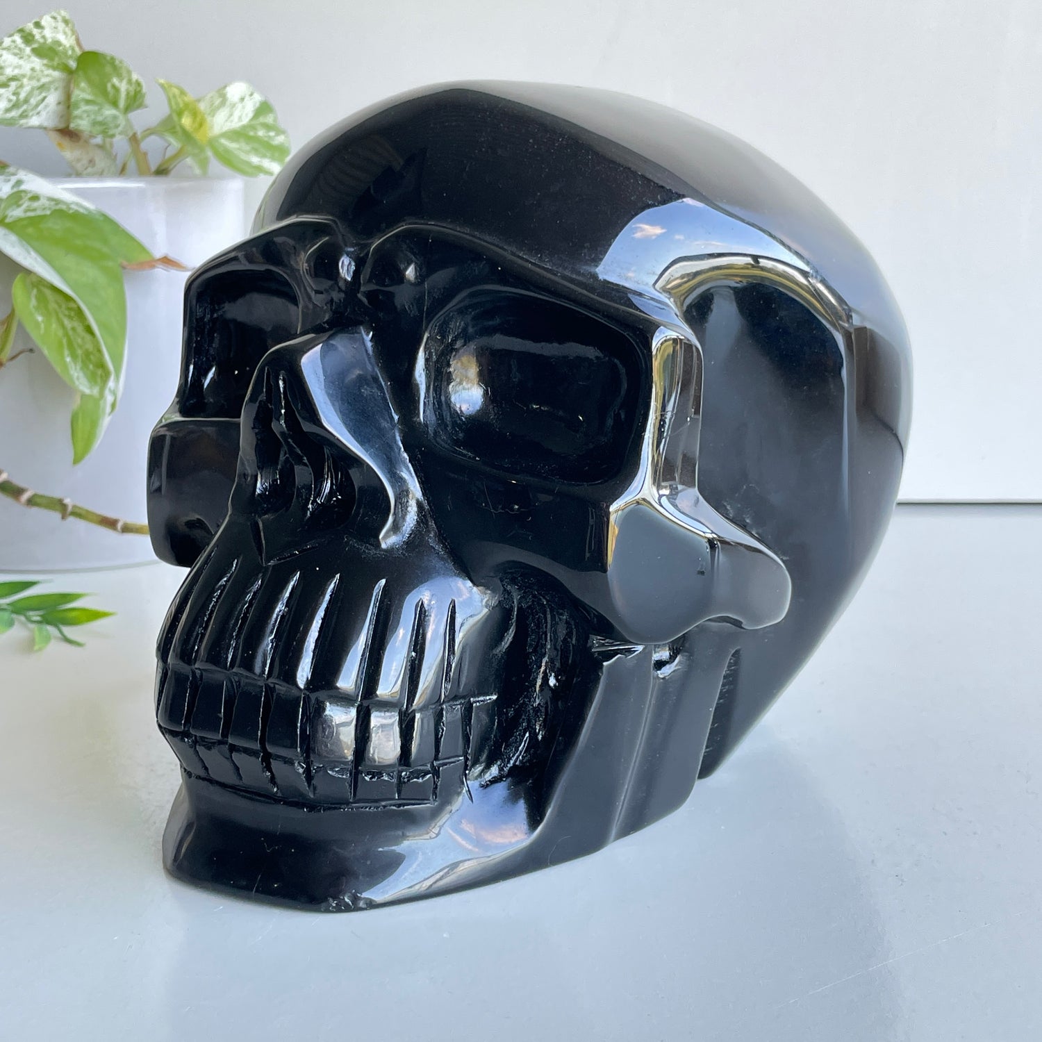Black Obsidian Skull 22cm