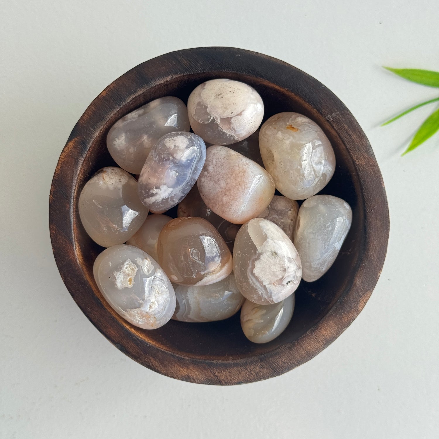 Flower Agate Tumbled