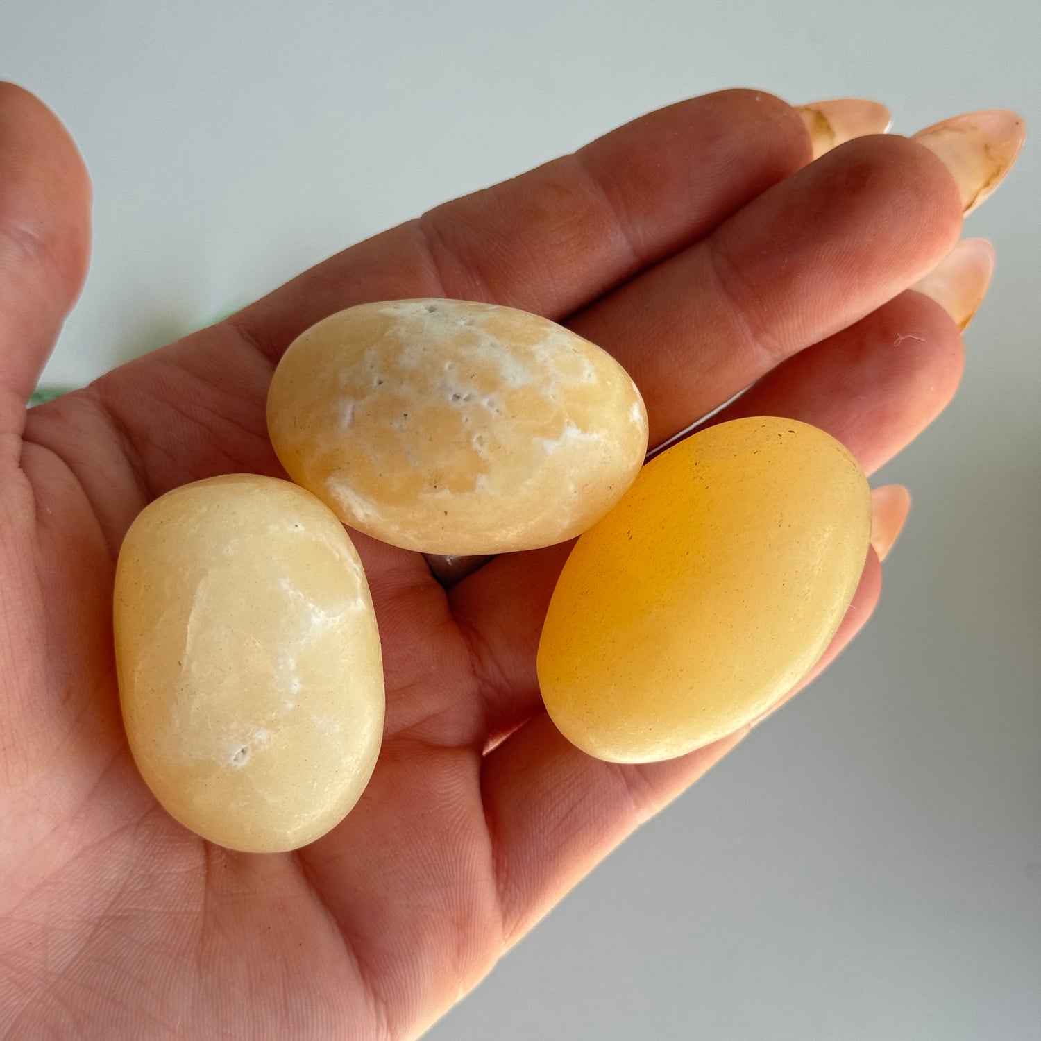 Orange Calcite Tumbled