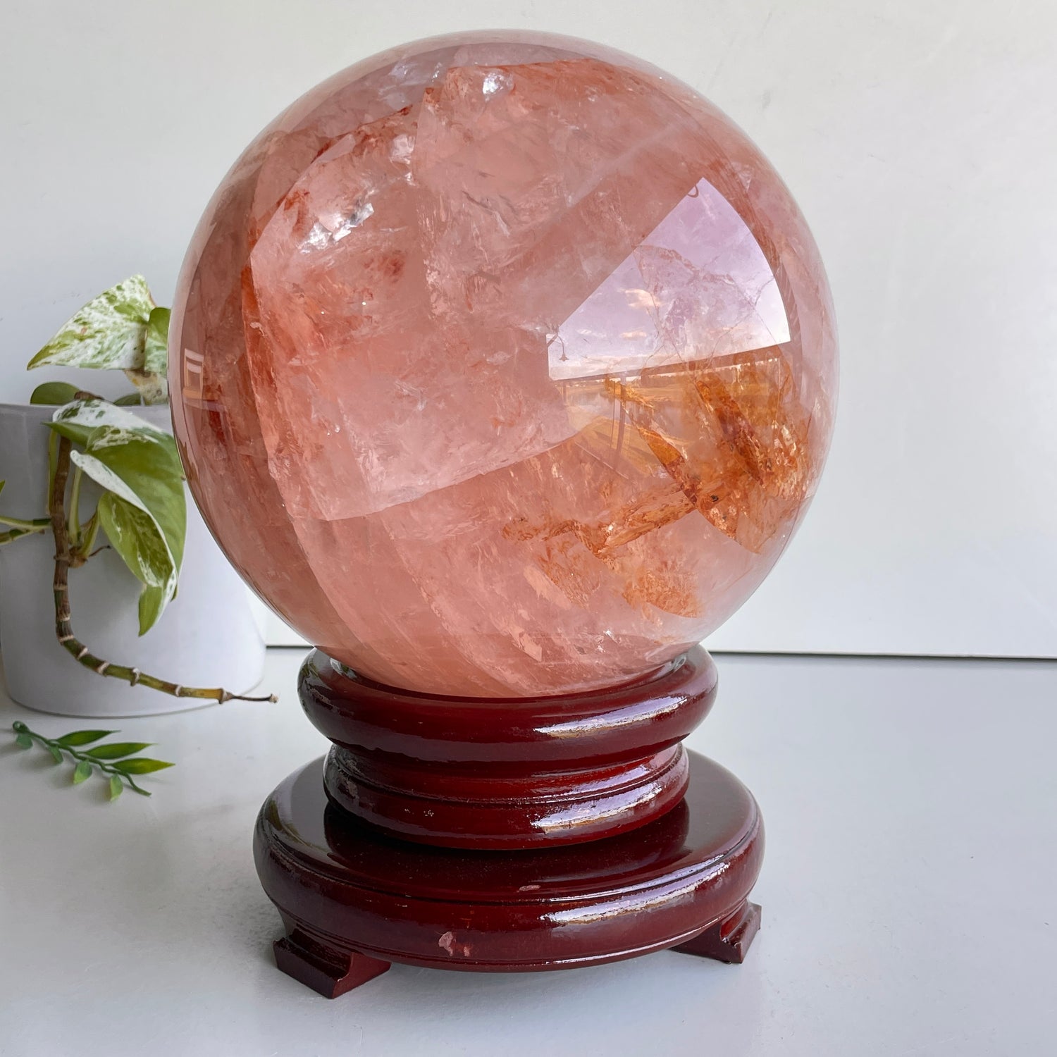 Fire Quartz Sphere 20cm