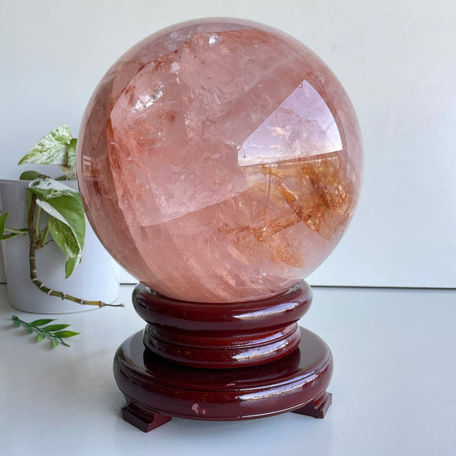 Fire Quartz Sphere 20cm