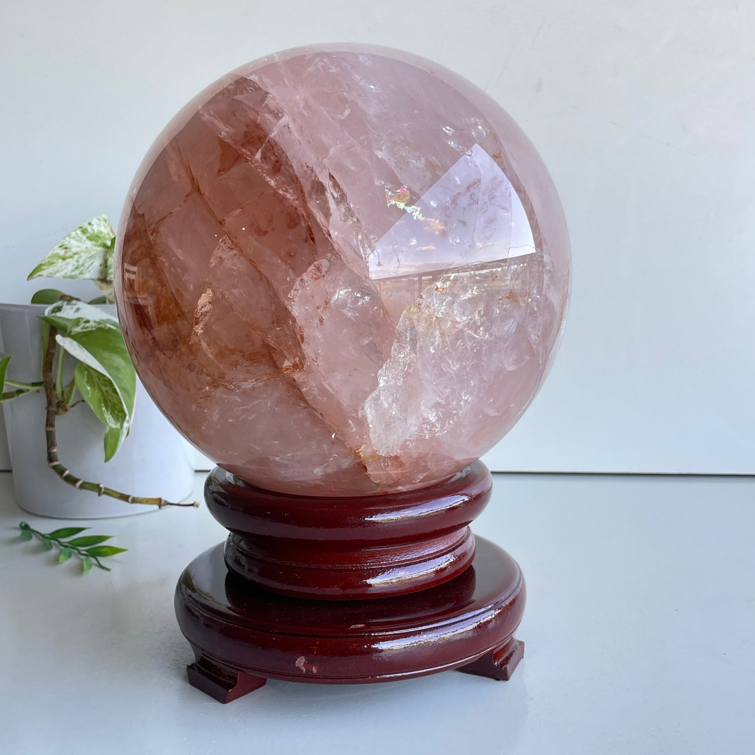Fire Quartz Sphere 20cm