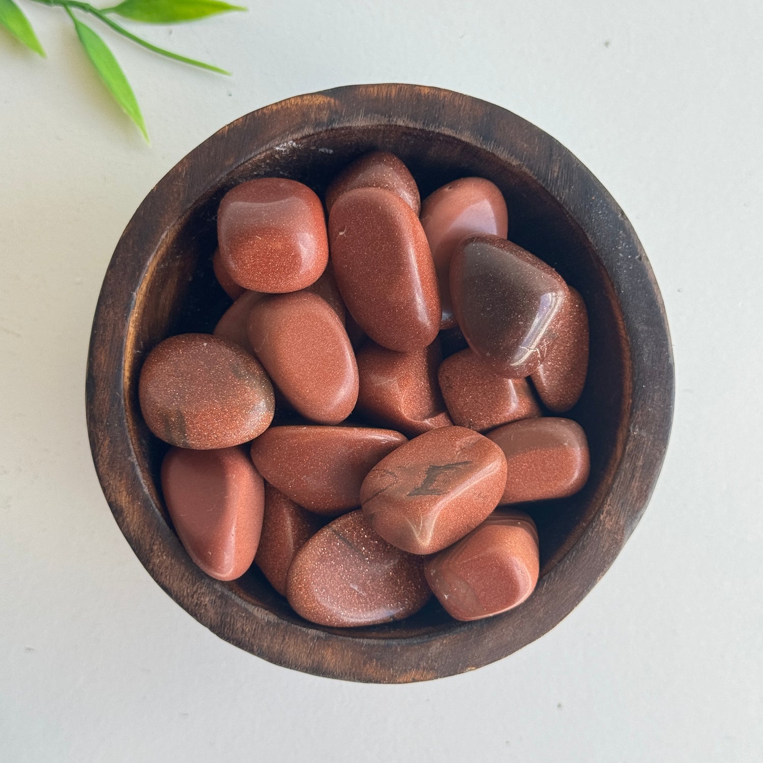 Orange Goldstone Tumbled
