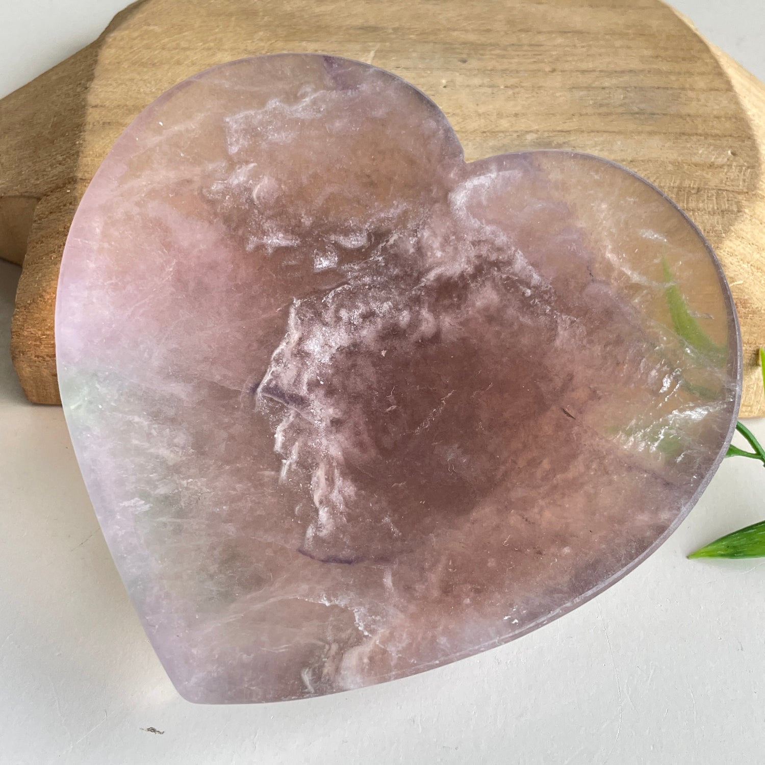 Fluorite Heart Bowl 4