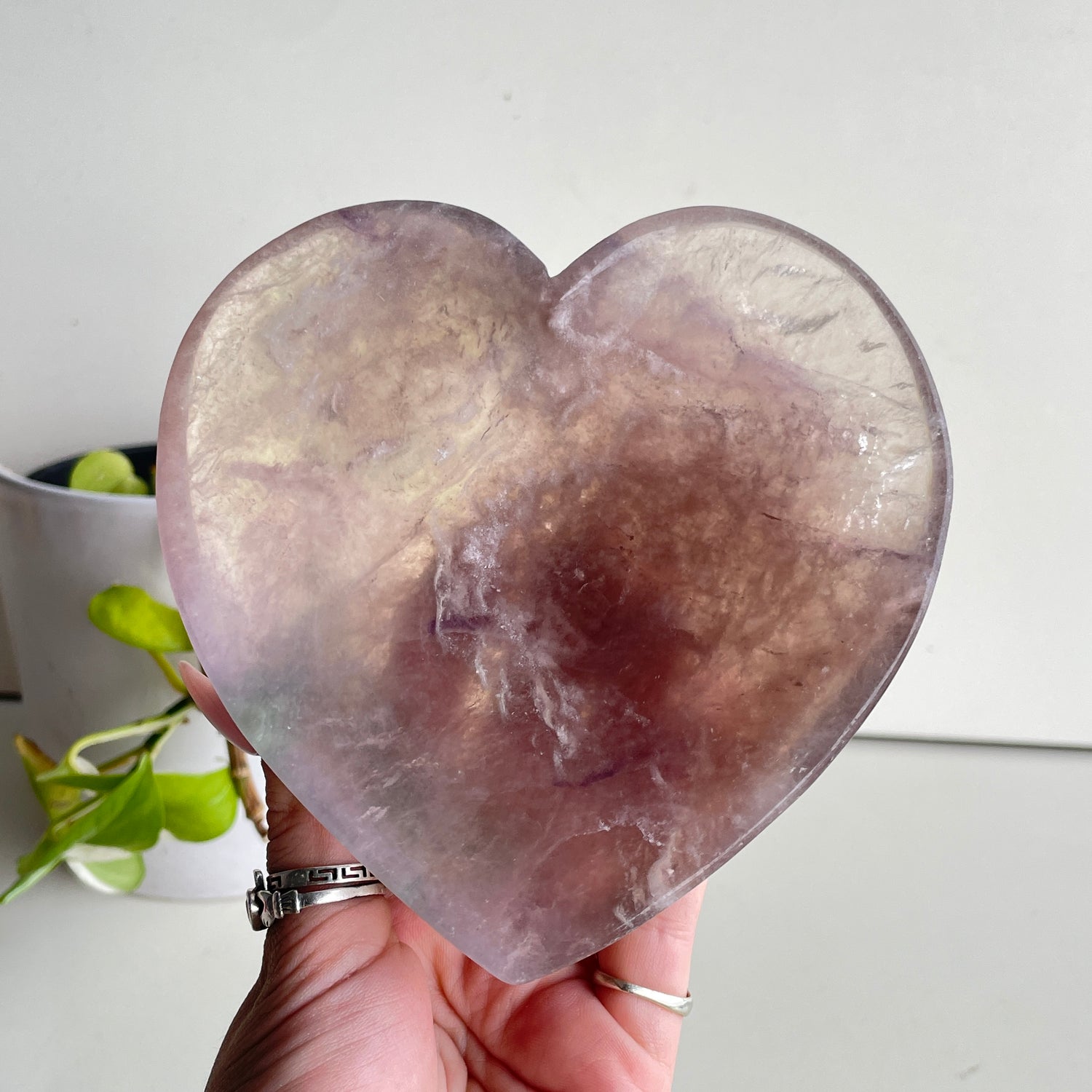 Fluorite Heart Bowl 4